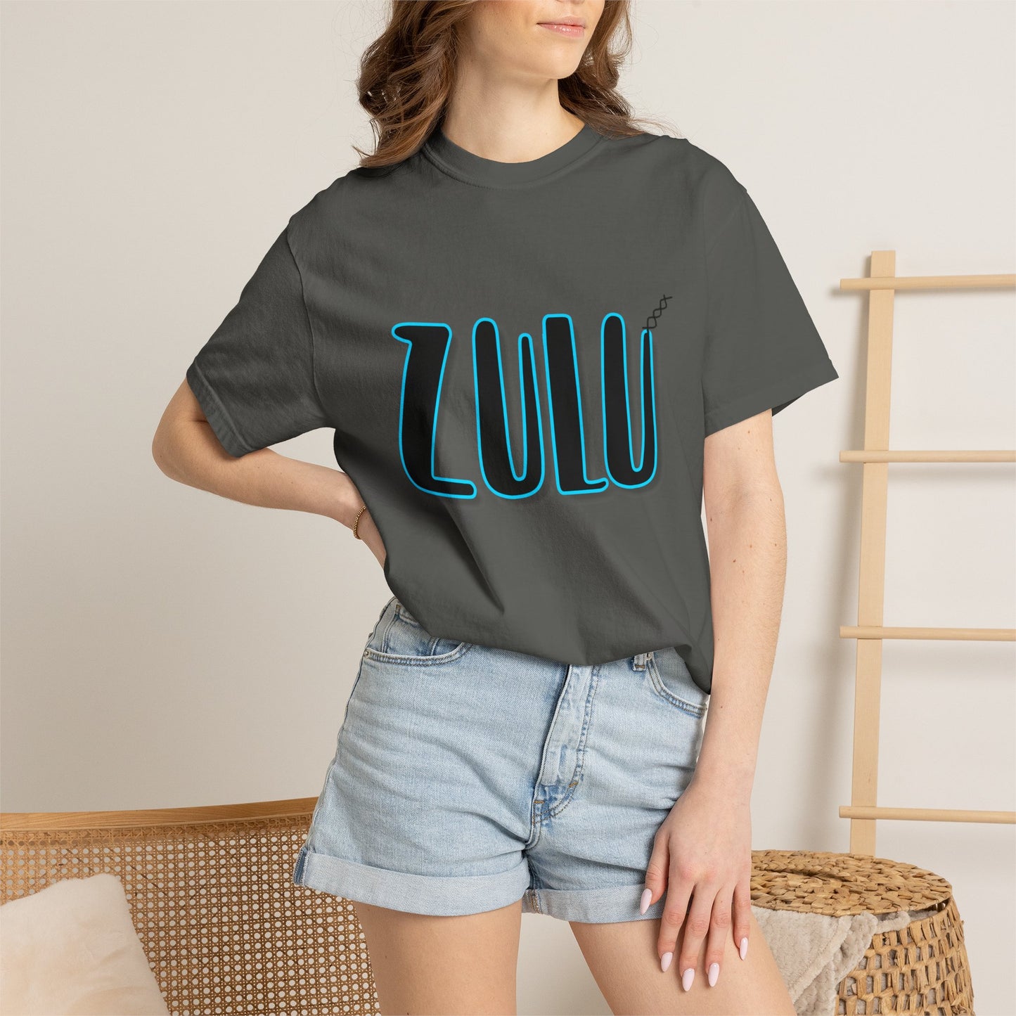 Zulu Graphic T-Shirt — Bold 3D Lettering Tee