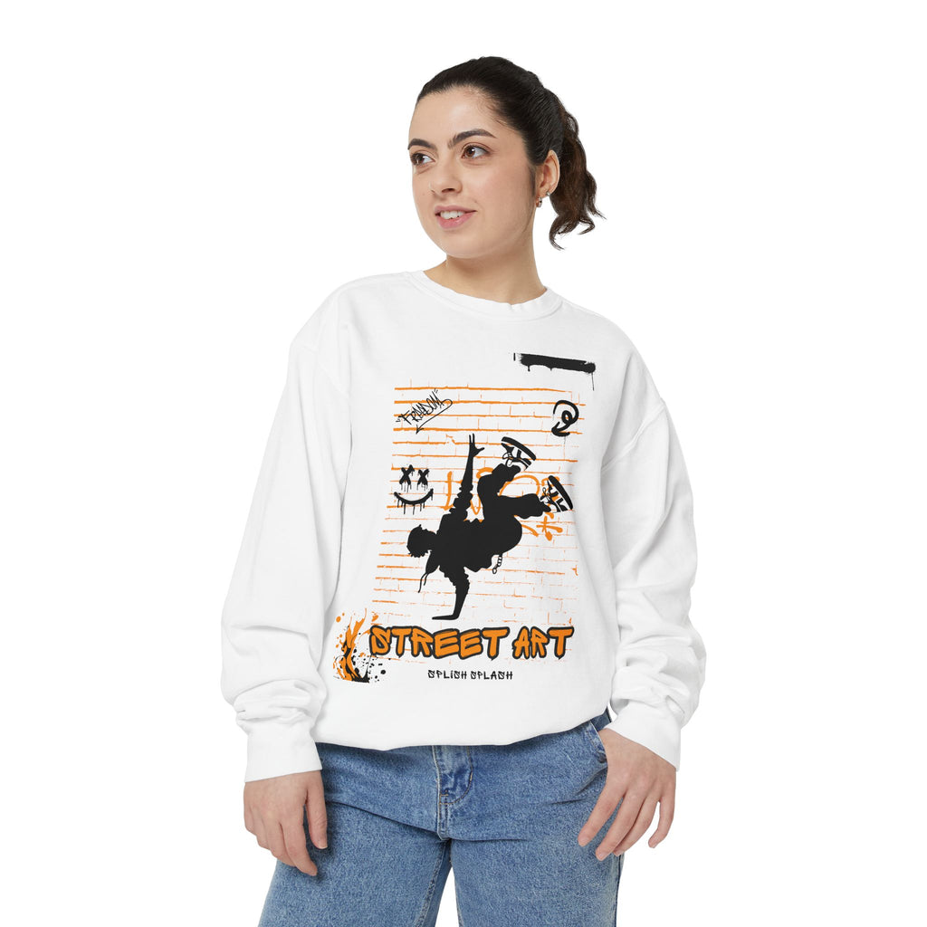 Street Art Sweatshirt — Urban Graffiti Skate Crewneck