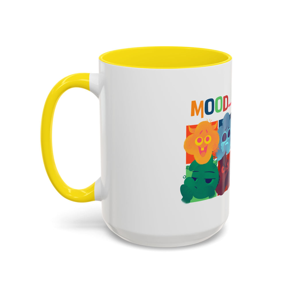 Mood Cats Accent Coffee Mug — Colorful Cat Emotions 11/15oz