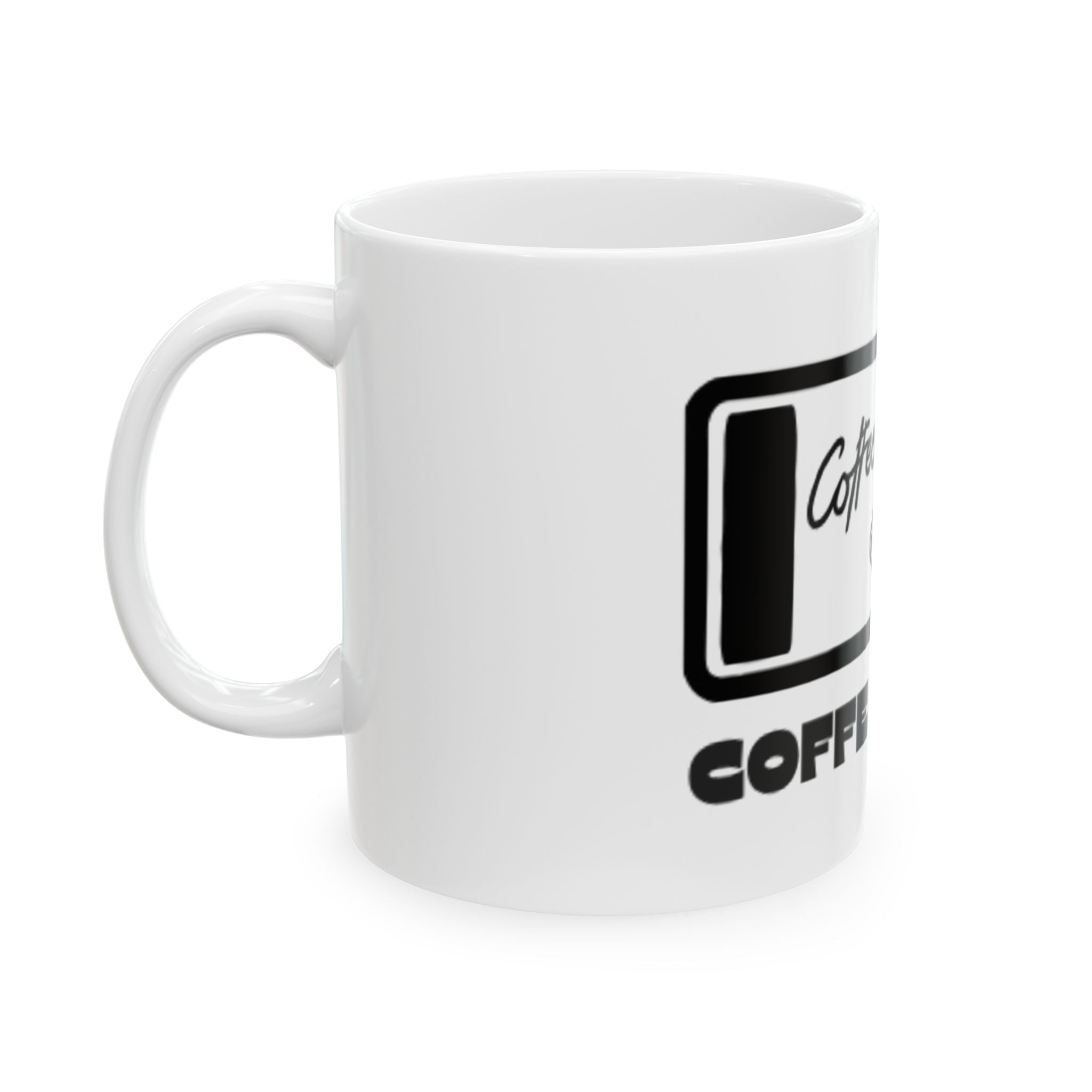 Coffee Please Ceramic Mug — Retro Coffee Cup Design (11oz, 15oz)