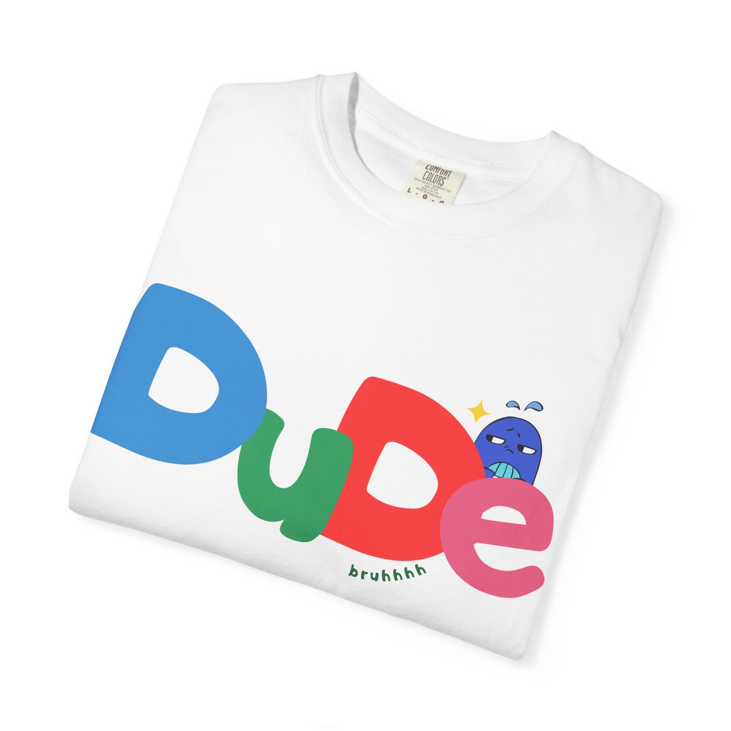 Dude Color-Block Graphic T-Shirt