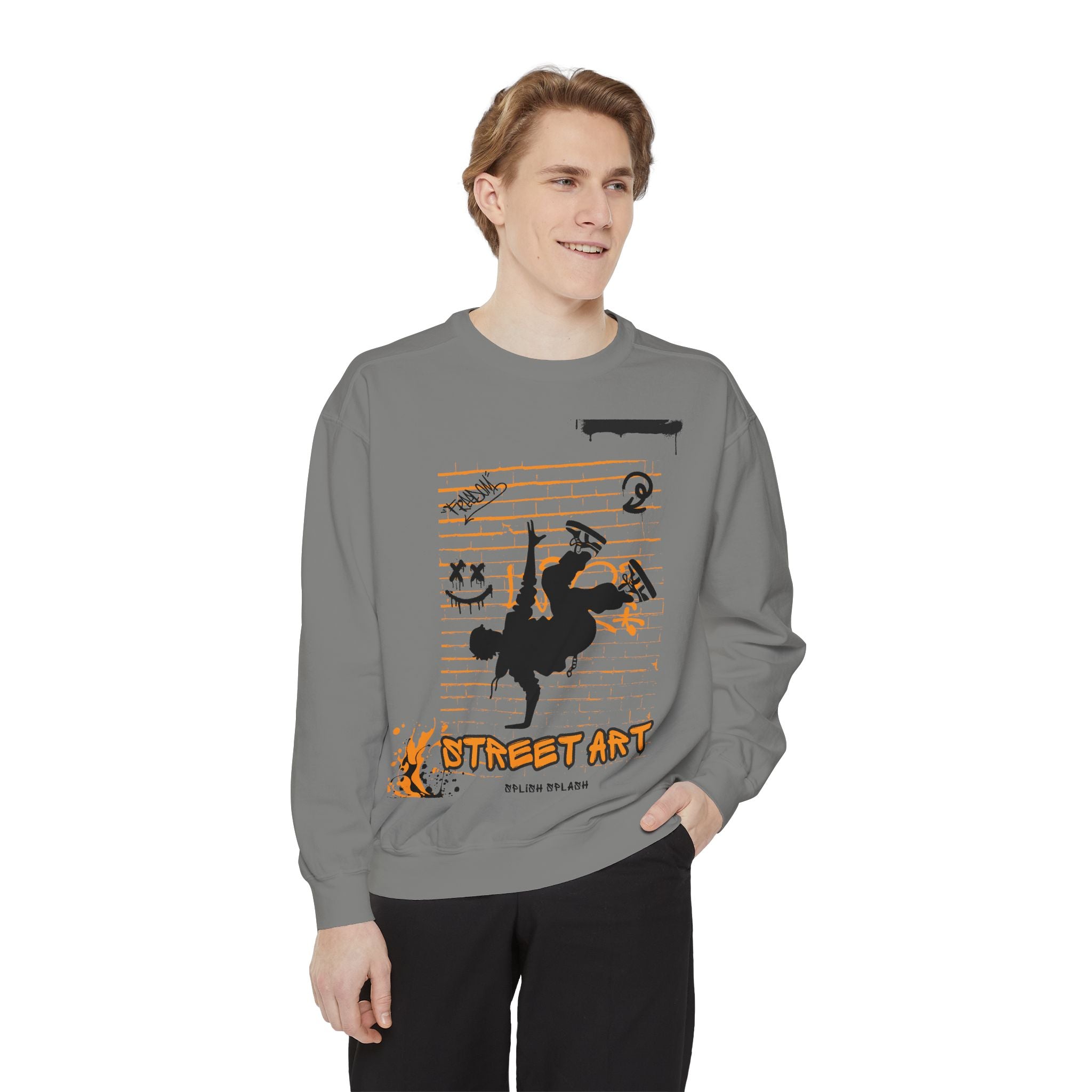 Street Art Sweatshirt — Urban Graffiti Skate Crewneck