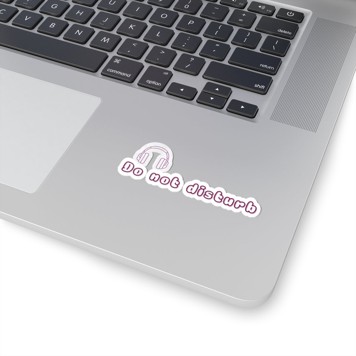Do Not Disturb Headphones Sticker — Kiss-Cut Laptop & Planner Sticker