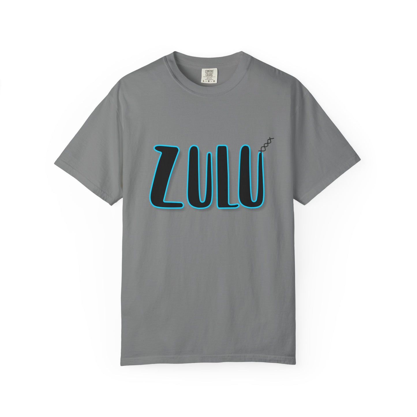 Zulu Graphic T-Shirt — Bold 3D Lettering Tee
