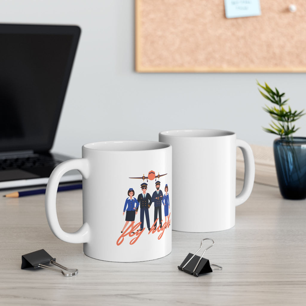 Graduate Girl Ceramic Mug — Congrats Grad 11oz & 15oz Coffee Cup