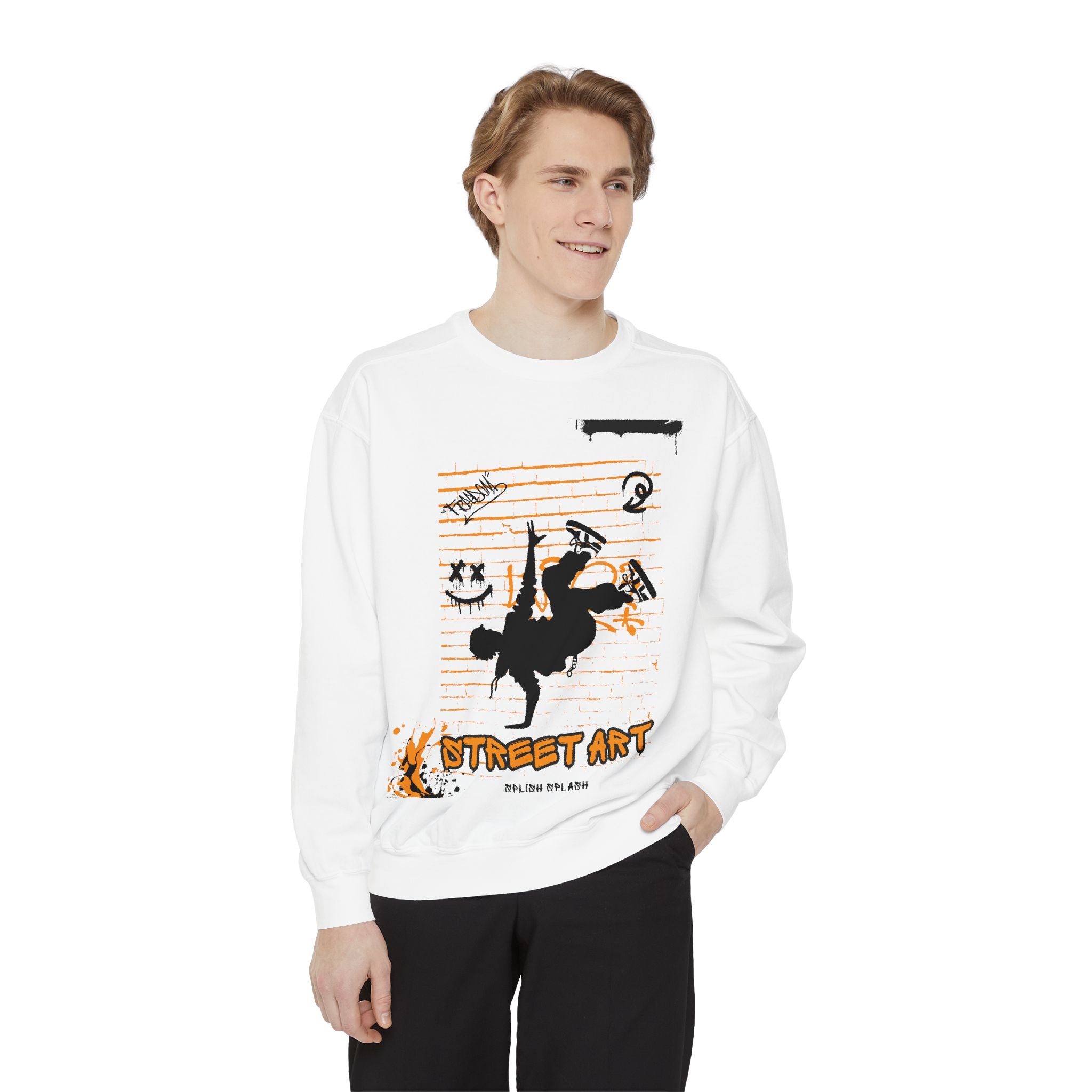Street Art Sweatshirt — Urban Graffiti Skate Crewneck