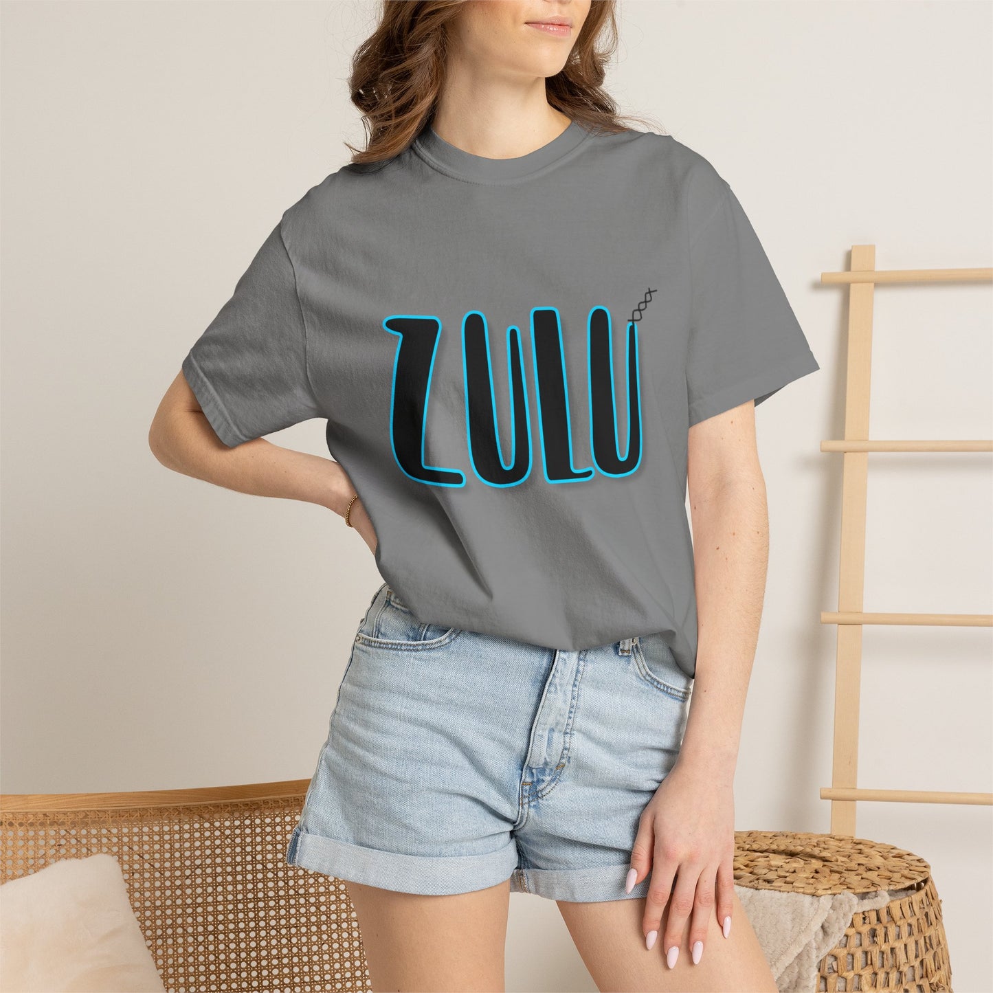 Zulu Graphic T-Shirt — Bold 3D Lettering Tee