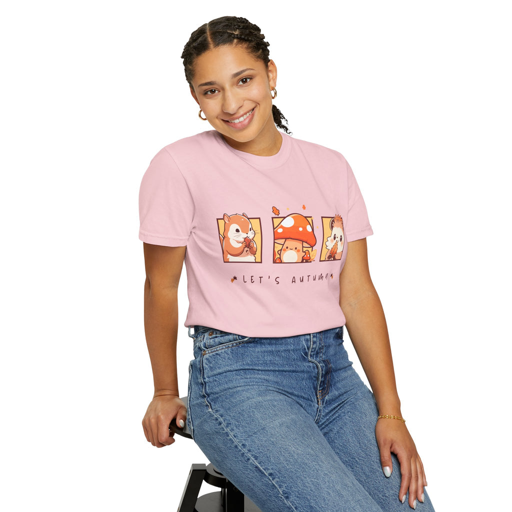 Let’s Autumn Cute Forest Animals T-Shirt