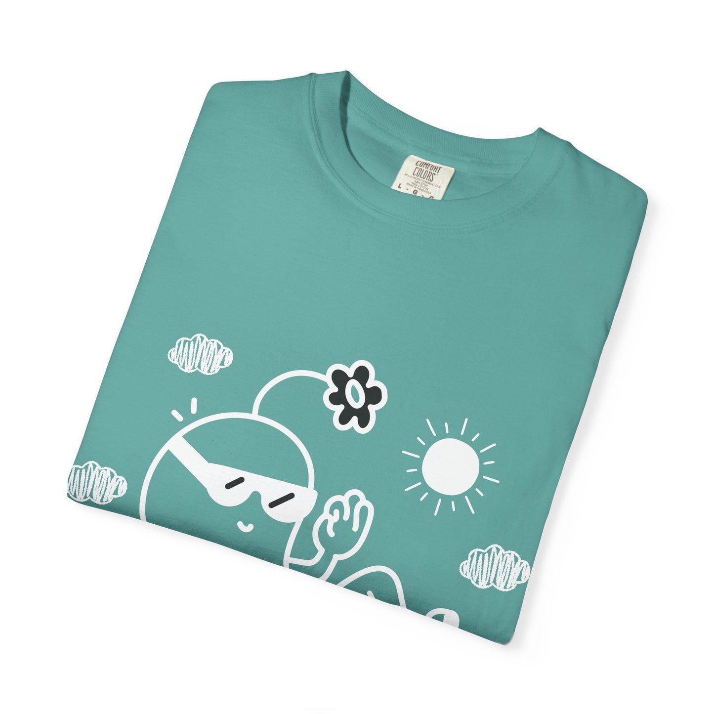 Chill Mode On T-Shirt — Relaxed Graphic Tee with Laid-Back Character