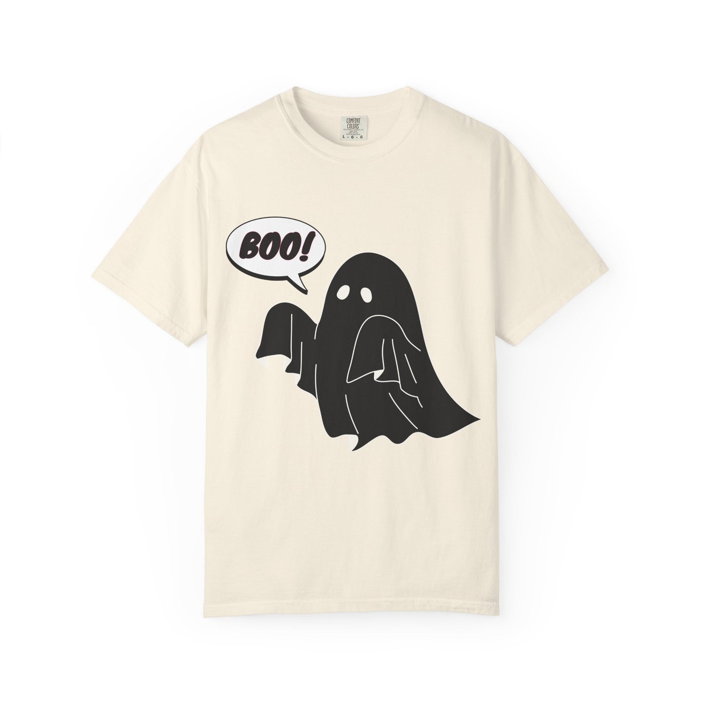 Boo! Cute Ghost T-Shirt — Halloween Spooky Graphic Tee