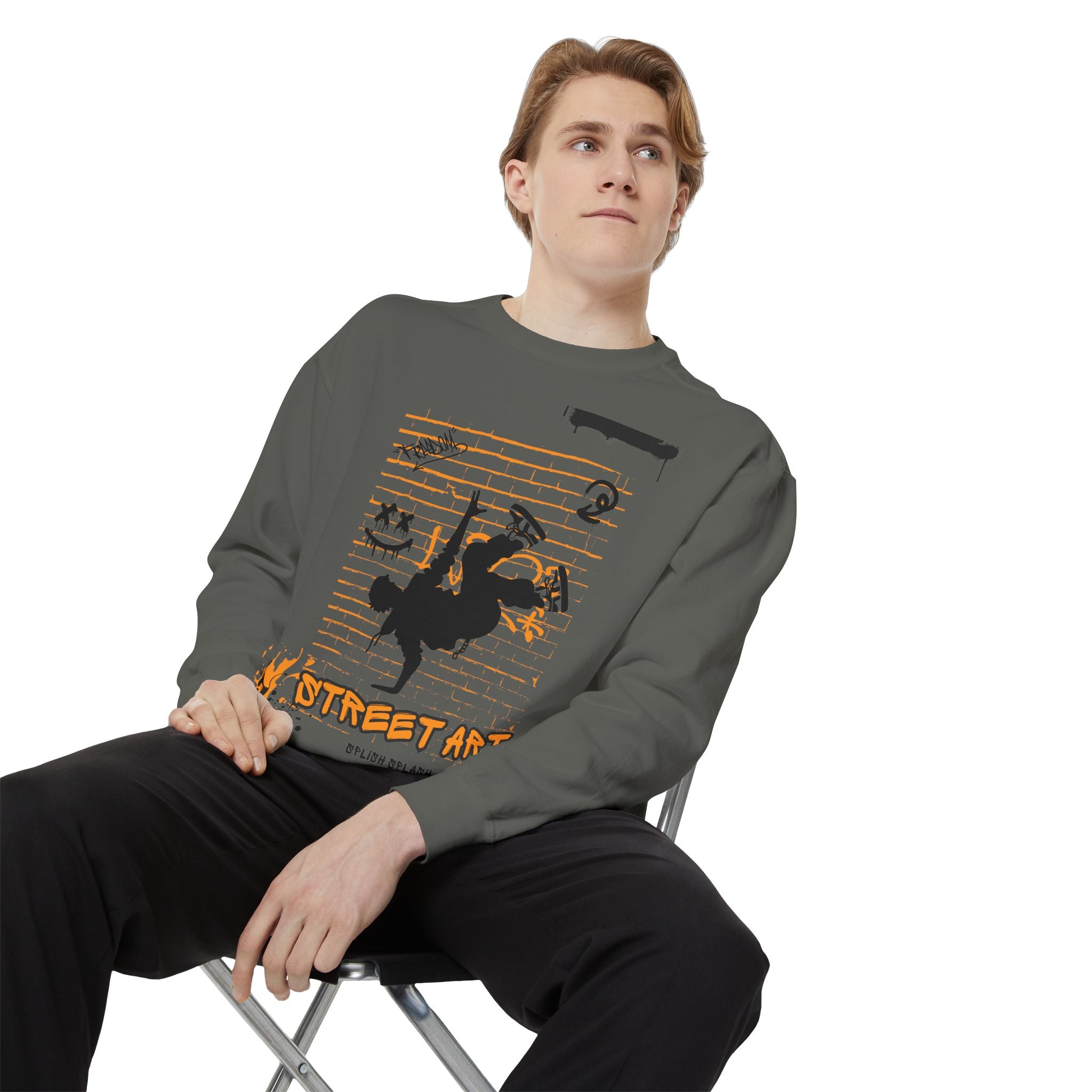 Street Art Sweatshirt — Urban Graffiti Skate Crewneck