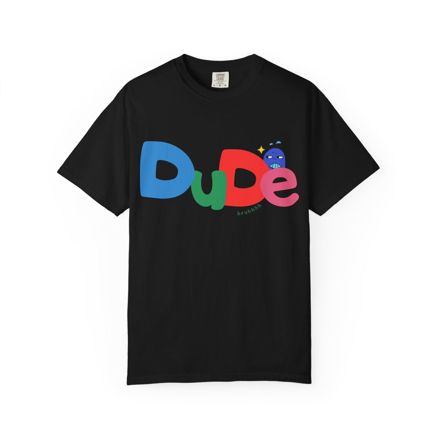 Dude Color-Block Graphic T-Shirt