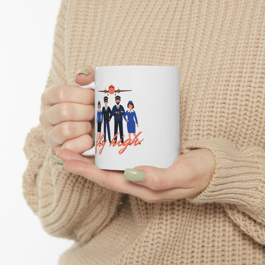 Graduate Girl Ceramic Mug — Congrats Grad 11oz & 15oz Coffee Cup
