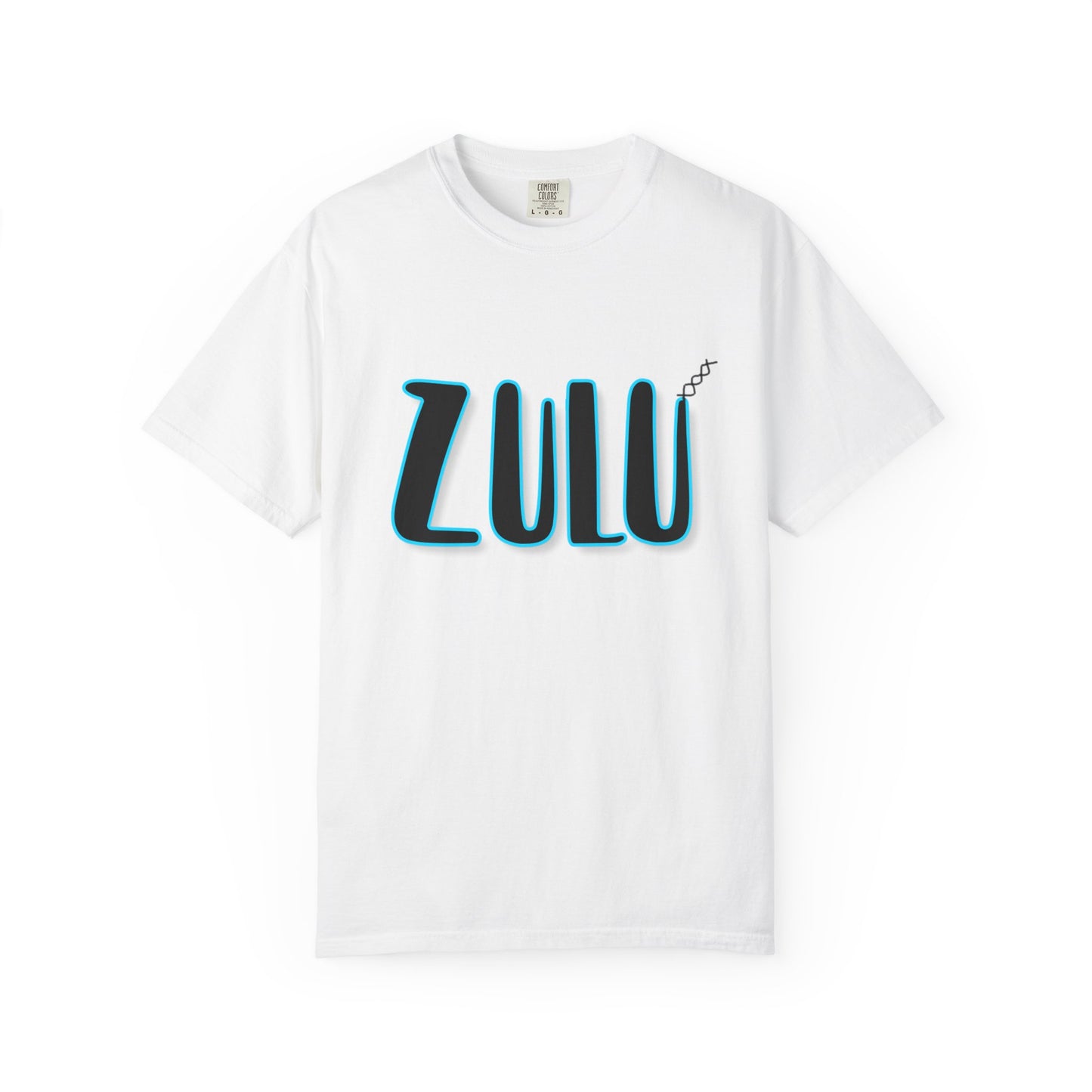 Zulu Graphic T-Shirt — Bold 3D Lettering Tee