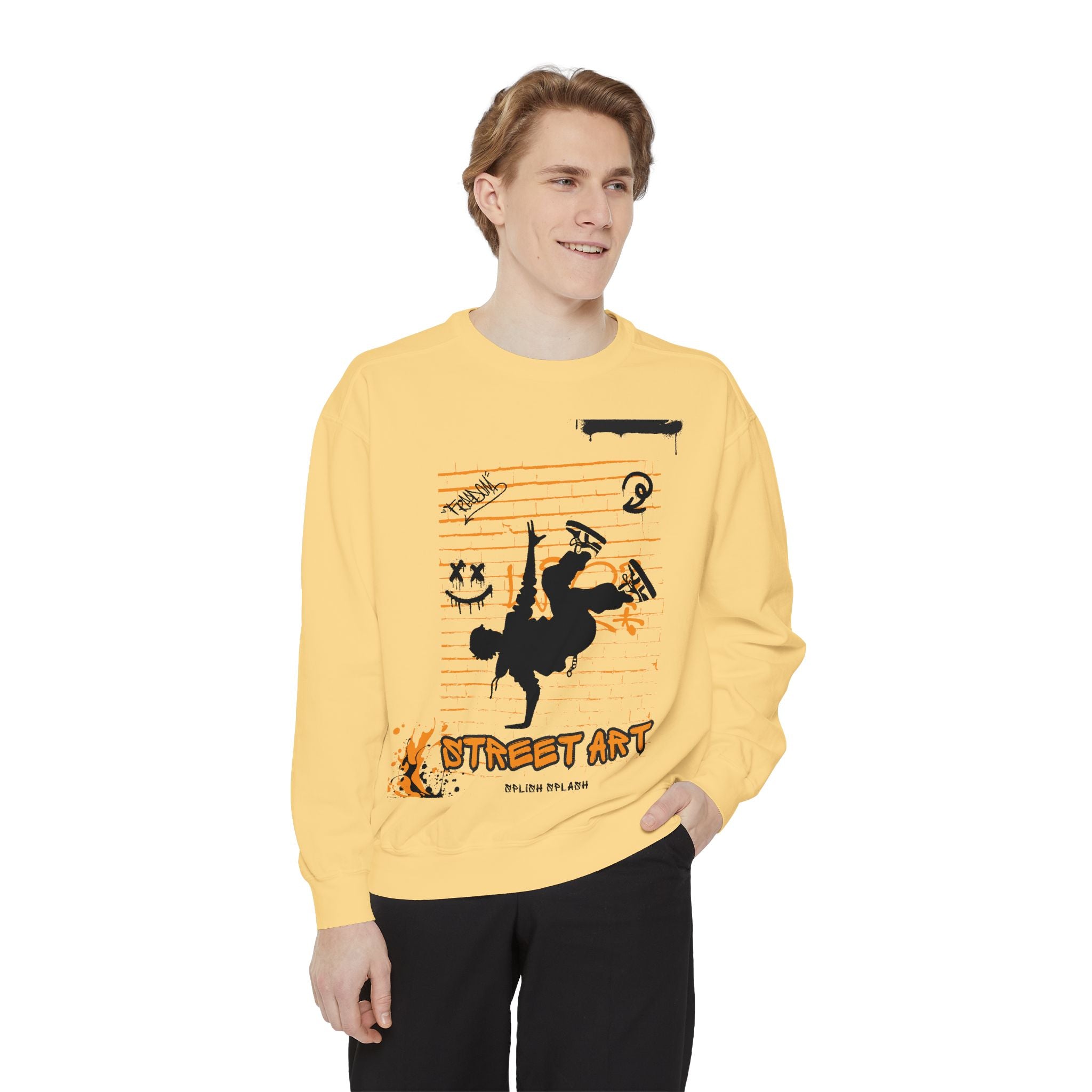 Street Art Sweatshirt — Urban Graffiti Skate Crewneck