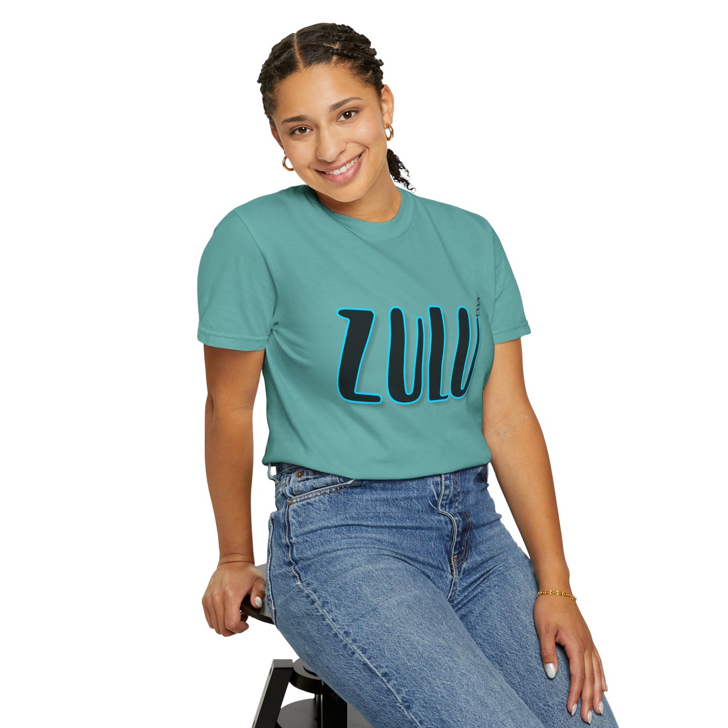 Zulu Graphic T-Shirt — Bold 3D Lettering Tee