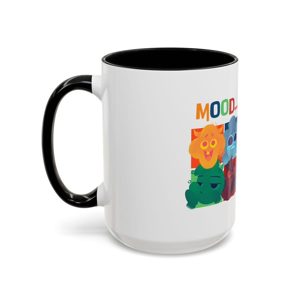 Mood Cats Accent Coffee Mug — Colorful Cat Emotions 11/15oz