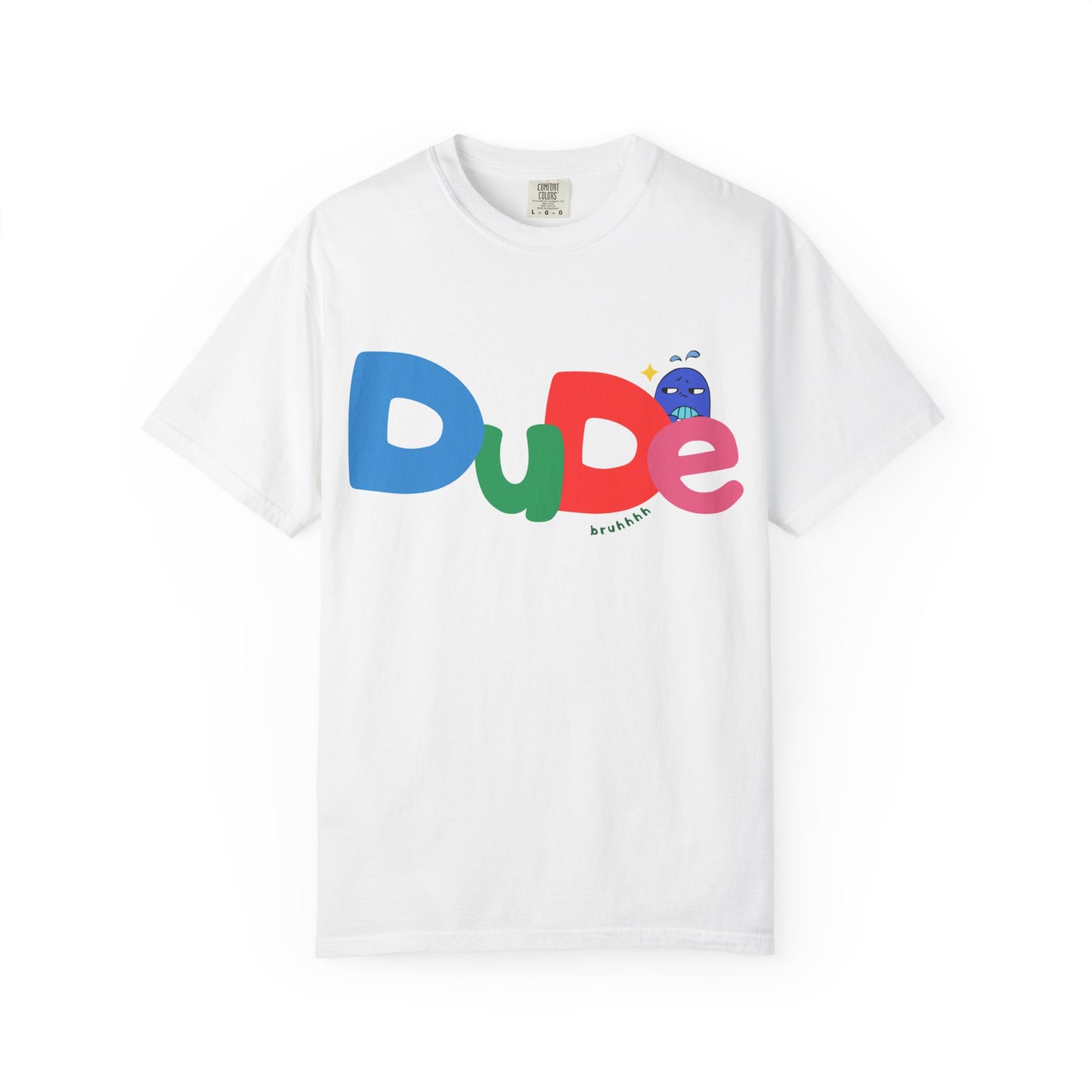 Dude Color-Block Graphic T-Shirt