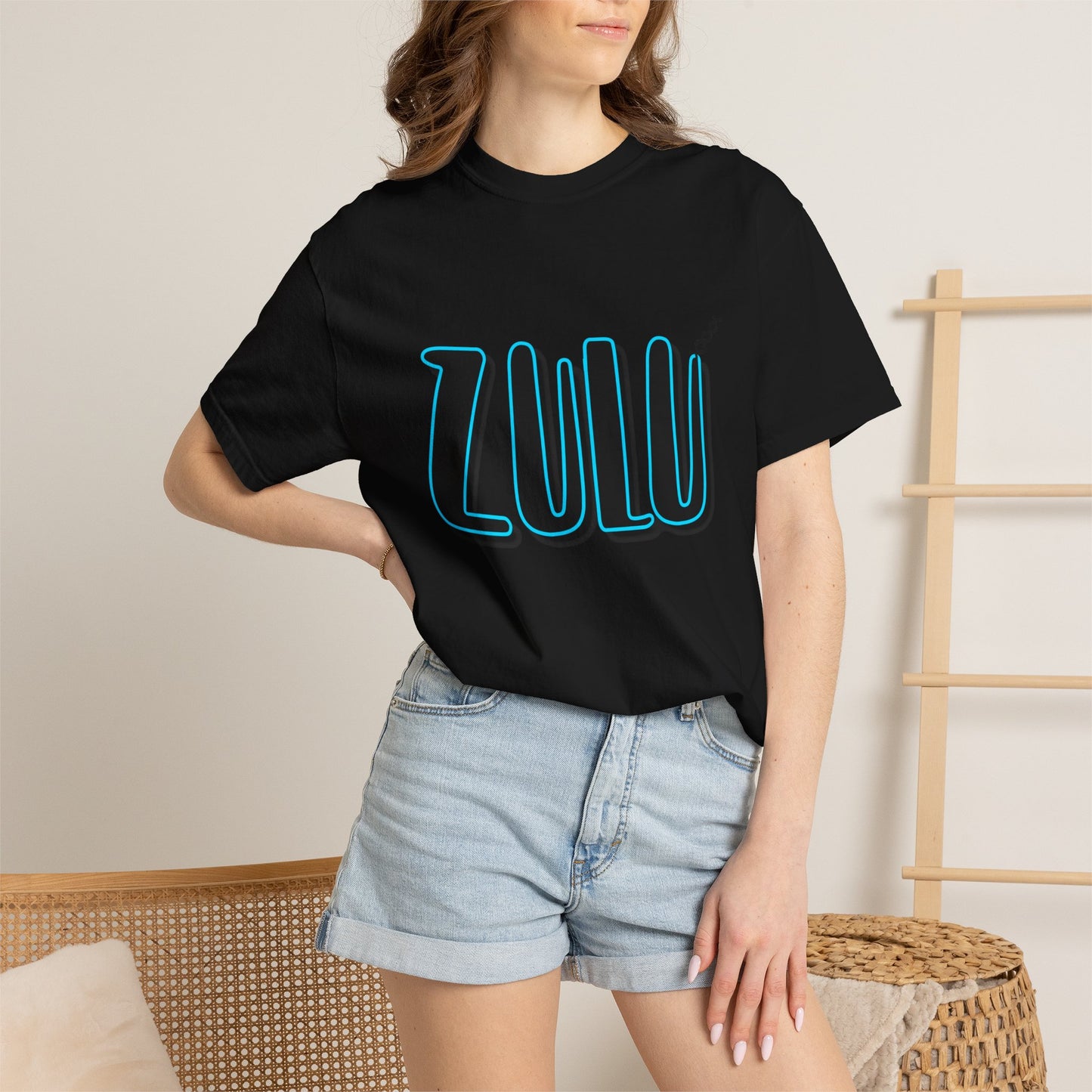 Zulu Graphic T-Shirt — Bold 3D Lettering Tee