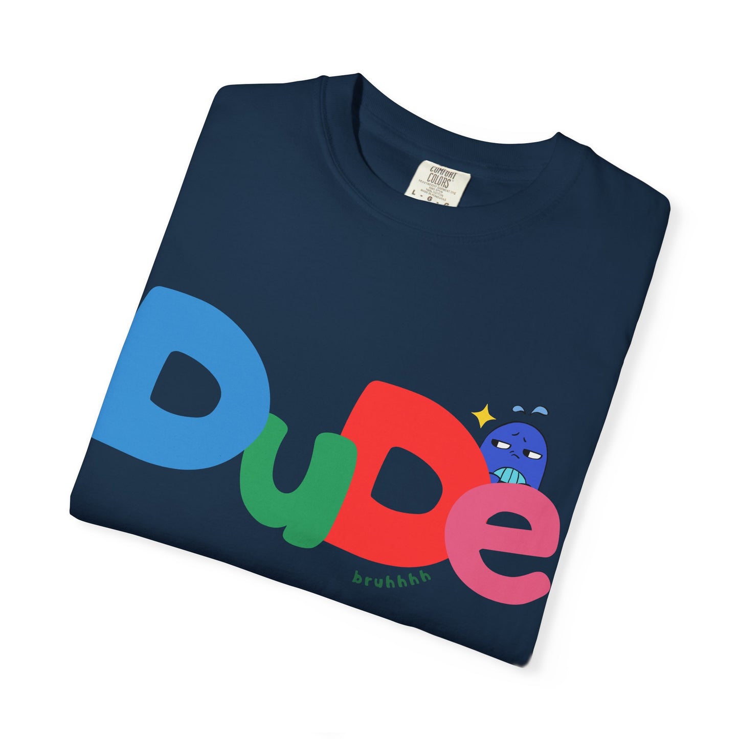 Dude Color-Block Graphic T-Shirt