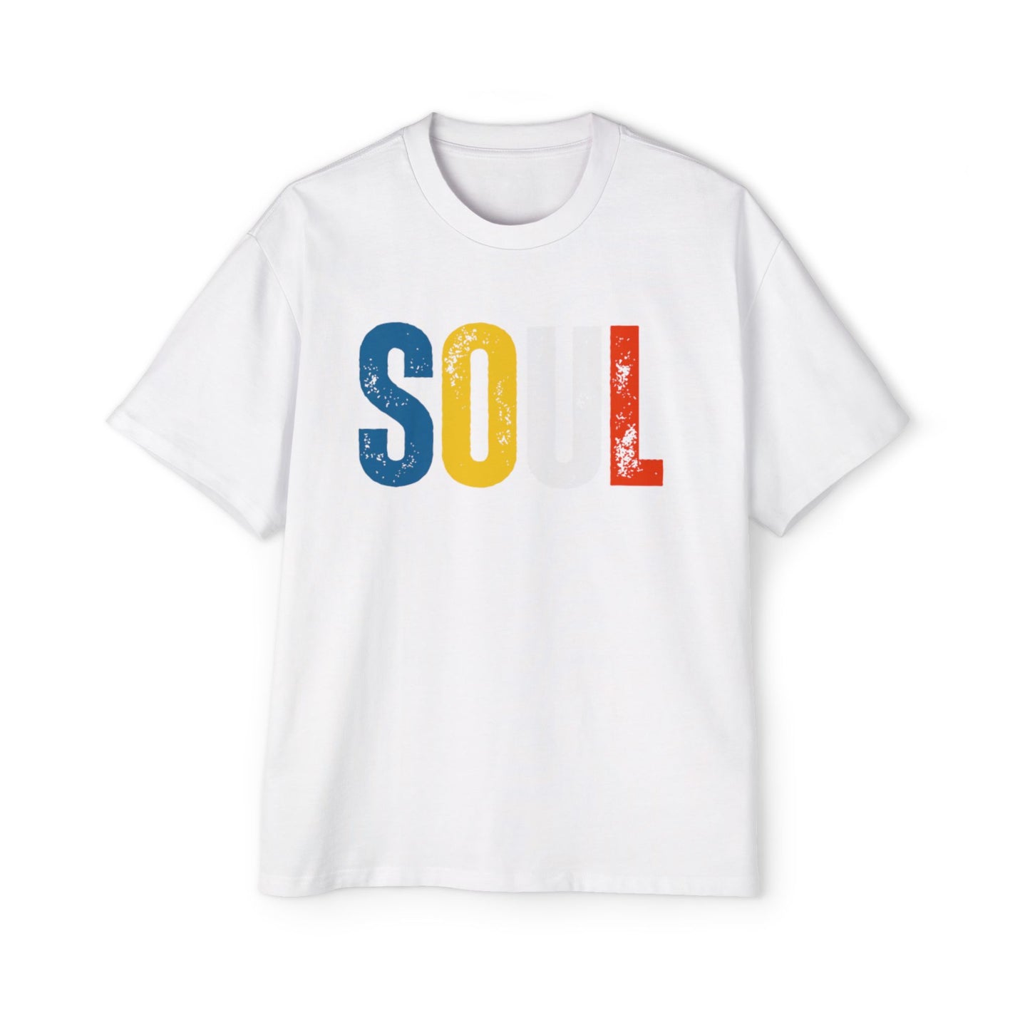 SOUL Retro Stripe T-Shirt — Vintage Distressed Graphic Tee