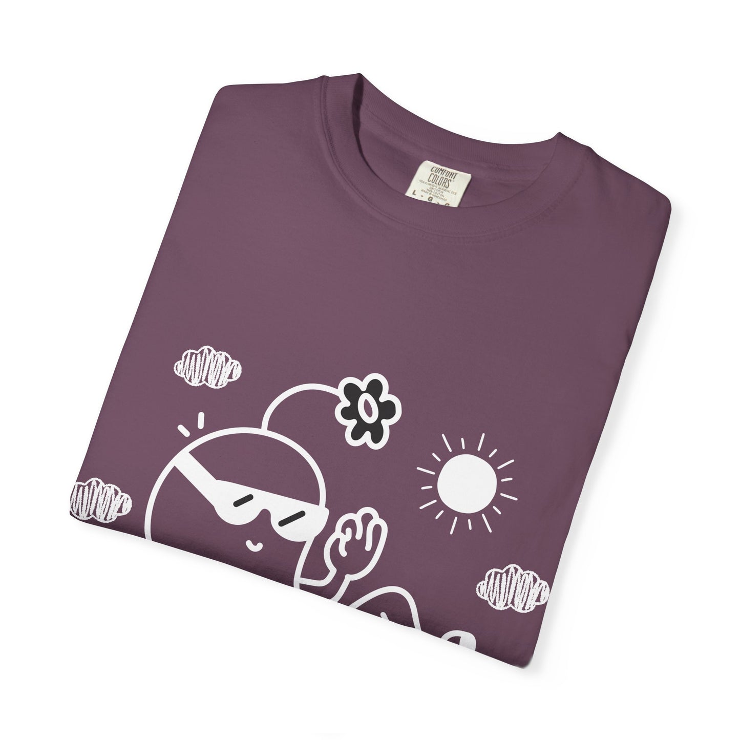 Chill Mode On T-Shirt — Relaxed Graphic Tee with Laid-Back Character