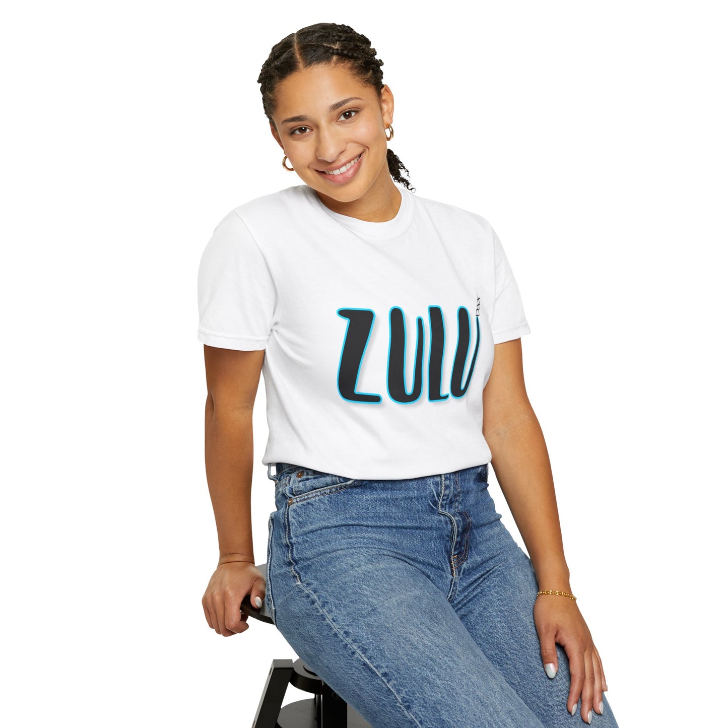 Zulu Graphic T-Shirt — Bold 3D Lettering Tee