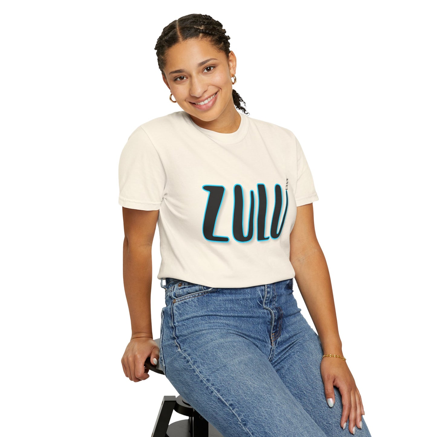 Zulu Graphic T-Shirt — Bold 3D Lettering Tee