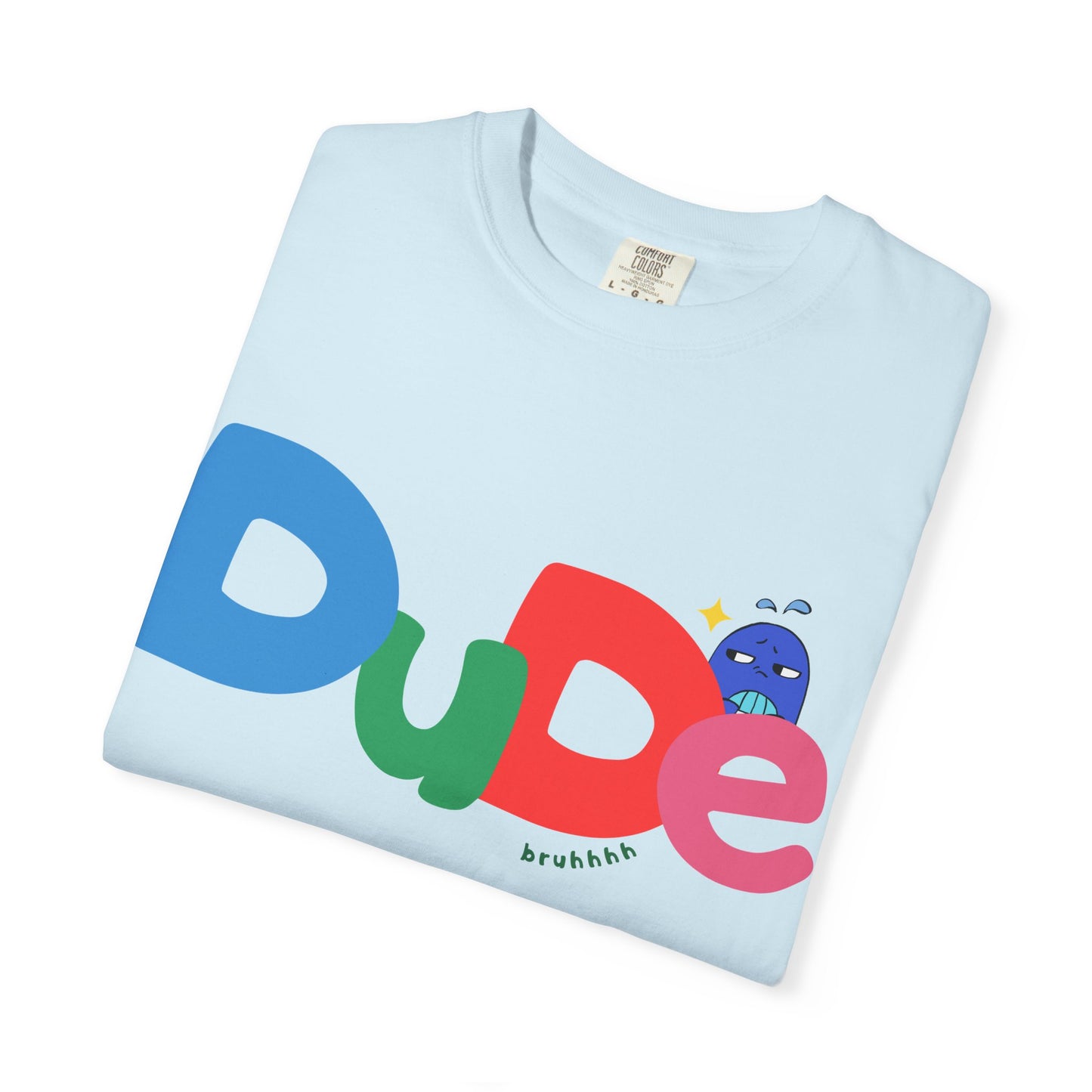 Dude Color-Block Graphic T-Shirt