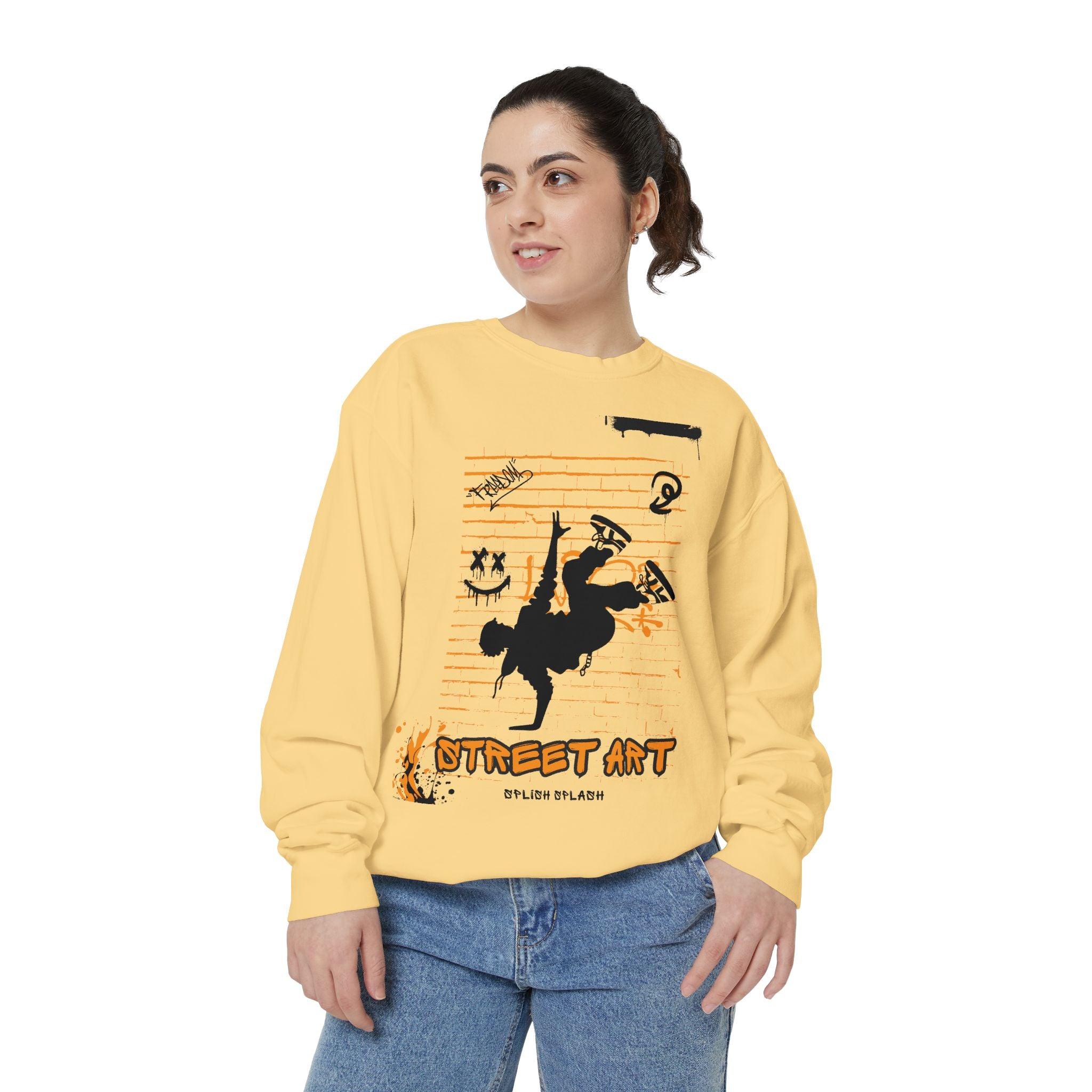 Street Art Sweatshirt — Urban Graffiti Skate Crewneck