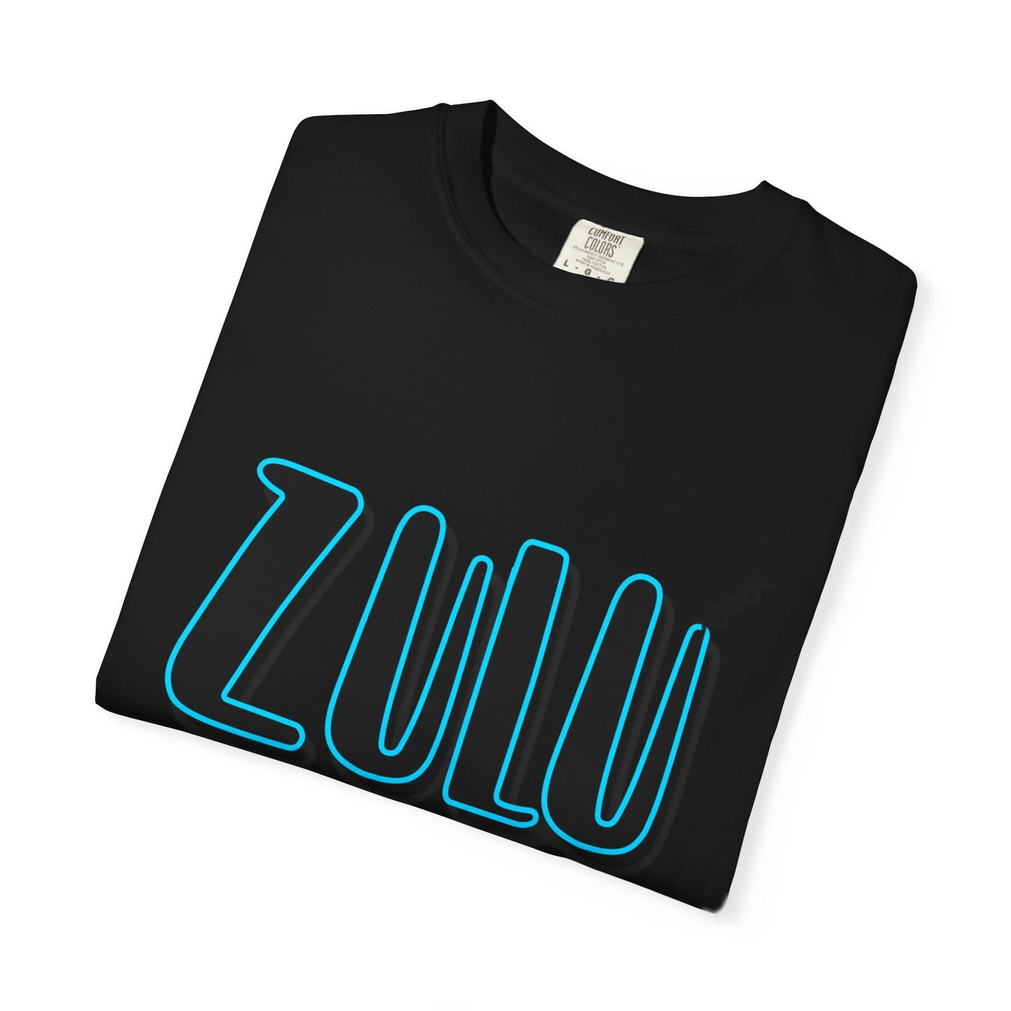 Zulu Graphic T-Shirt — Bold 3D Lettering Tee