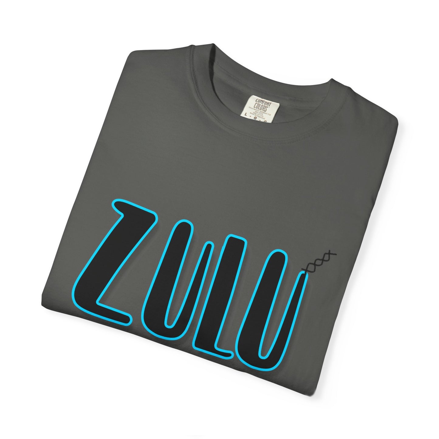 Zulu Graphic T-Shirt — Bold 3D Lettering Tee