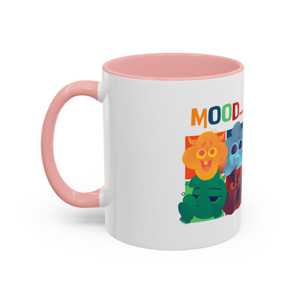 Mood Cats Accent Coffee Mug — Colorful Cat Emotions 11/15oz