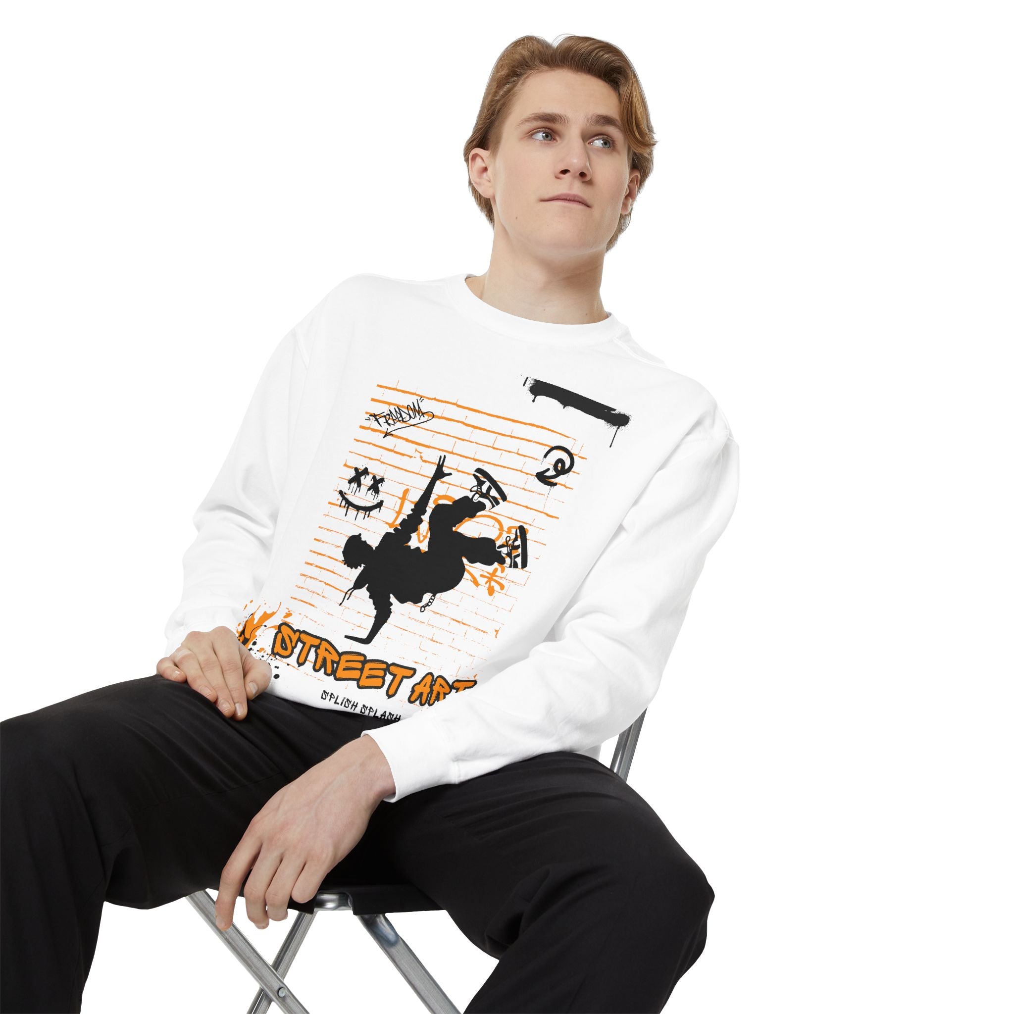 Street Art Sweatshirt — Urban Graffiti Skate Crewneck