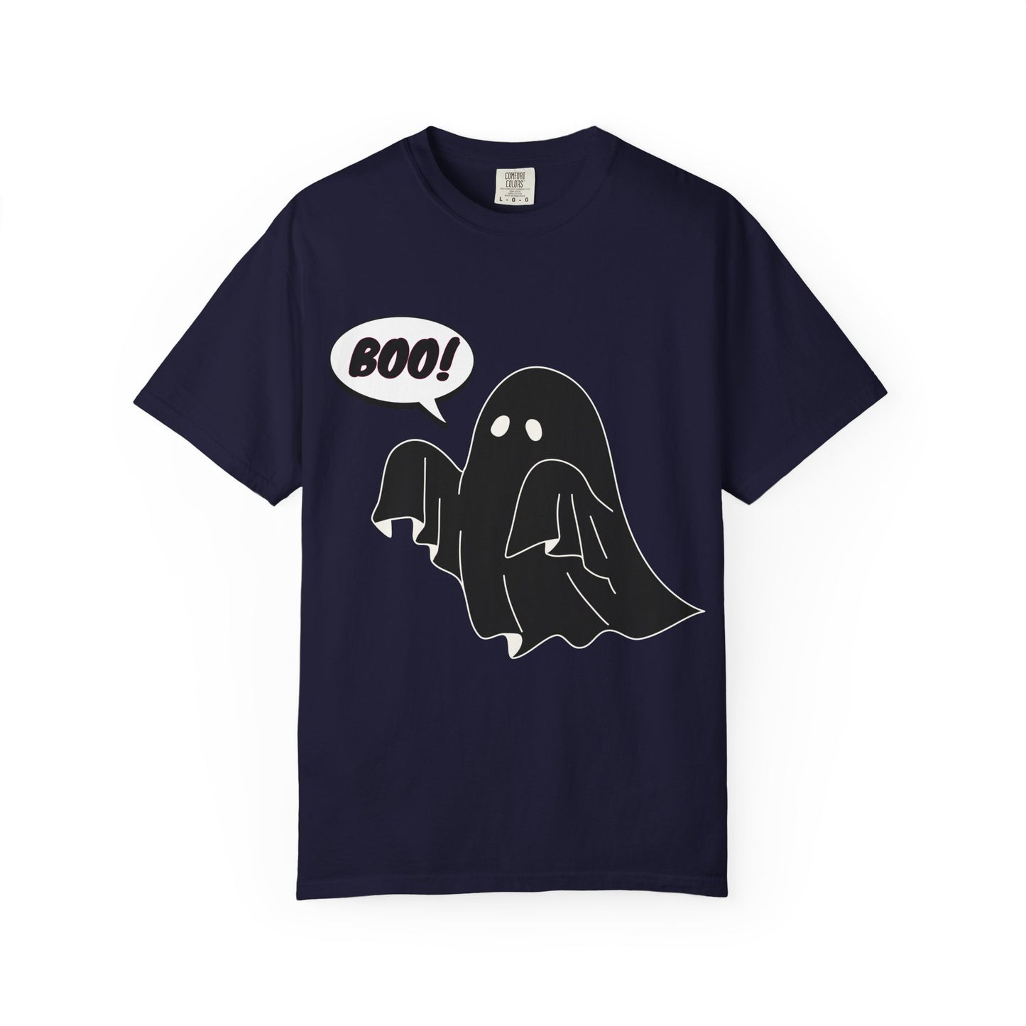 Boo! Cute Ghost T-Shirt — Halloween Spooky Graphic Tee