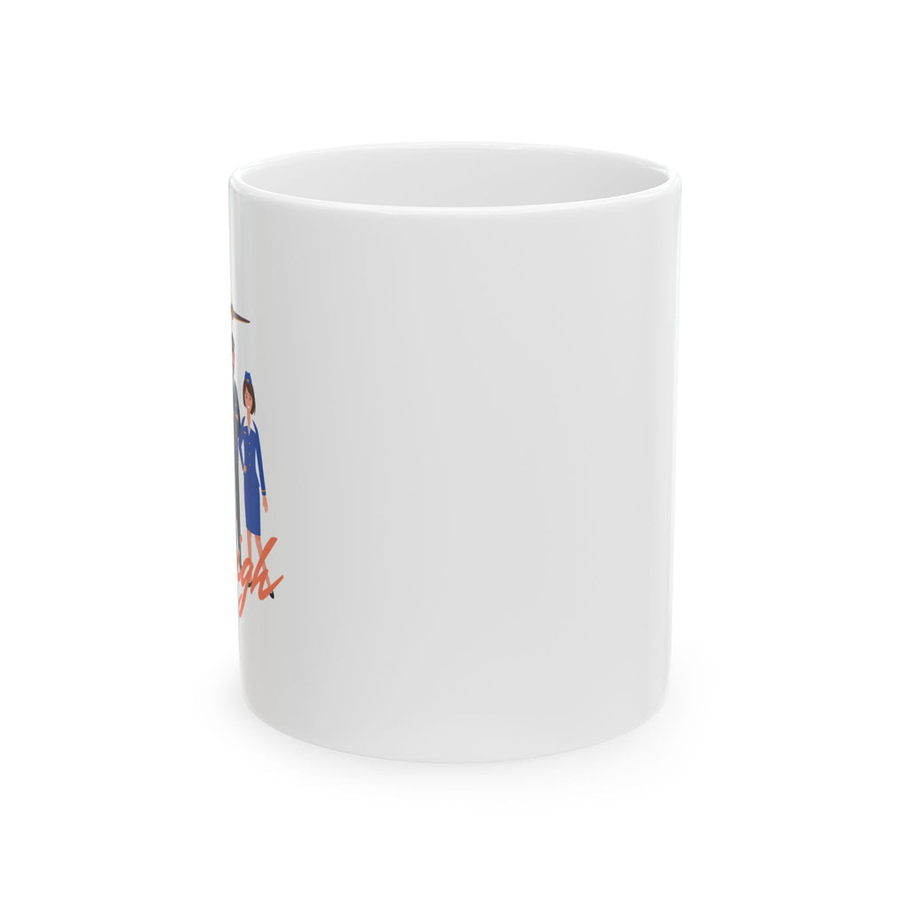 Graduate Girl Ceramic Mug — Congrats Grad 11oz & 15oz Coffee Cup