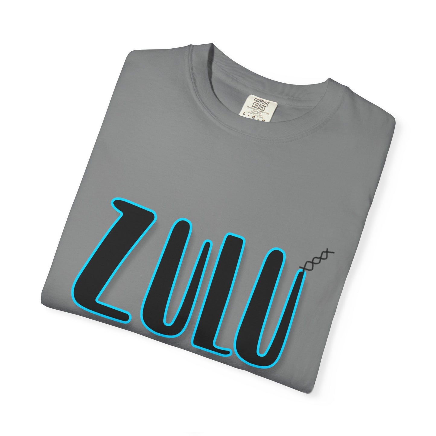 Zulu Graphic T-Shirt — Bold 3D Lettering Tee