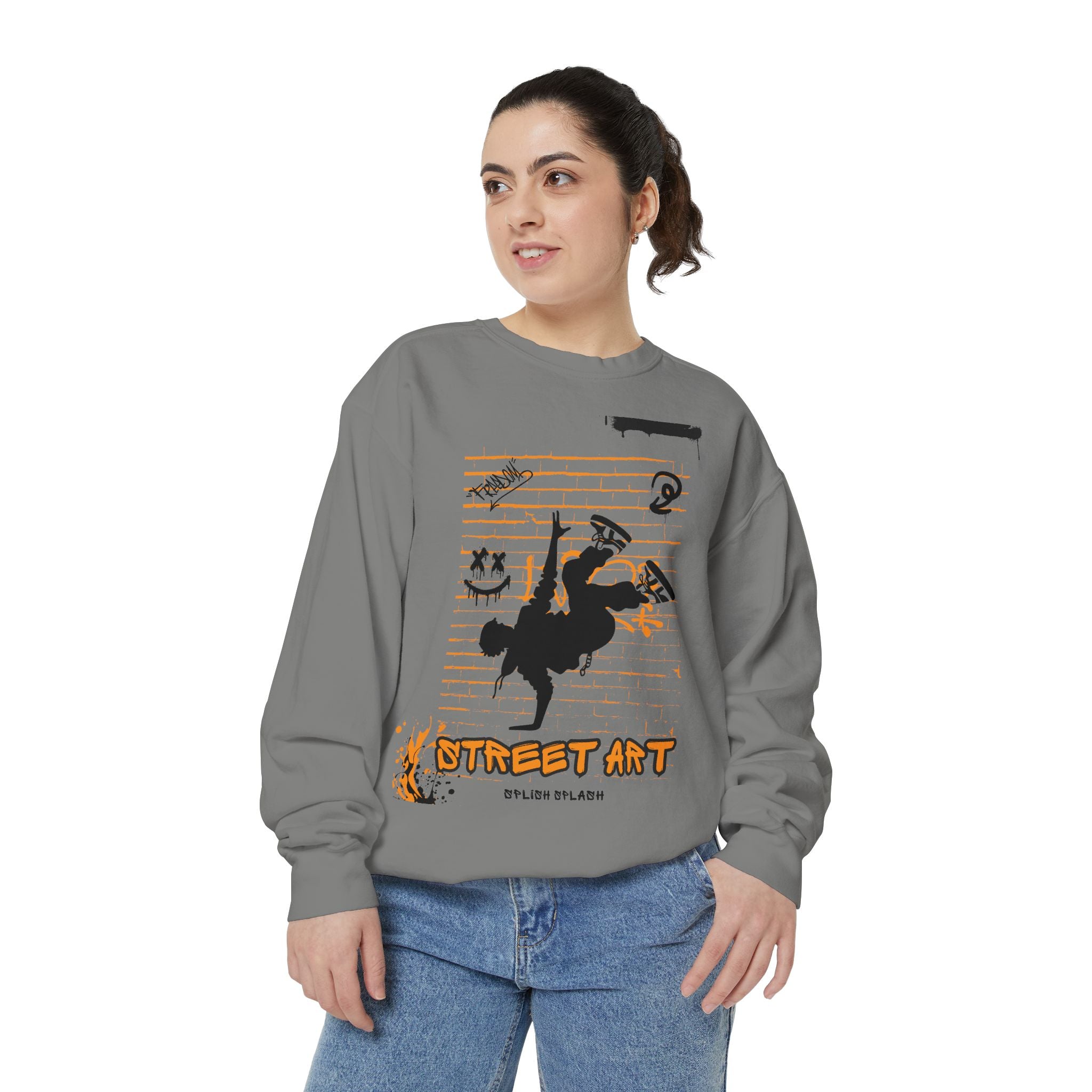 Street Art Sweatshirt — Urban Graffiti Skate Crewneck