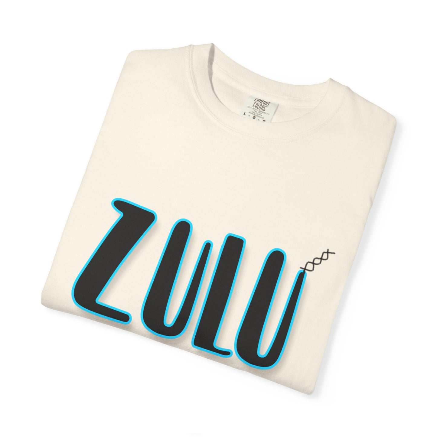 Zulu Graphic T-Shirt — Bold 3D Lettering Tee
