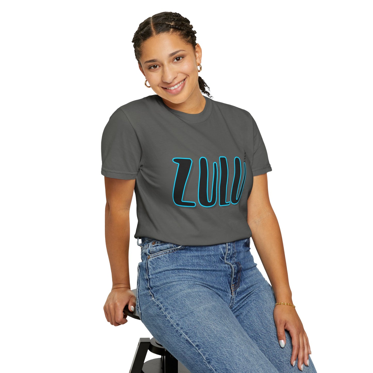 Zulu Graphic T-Shirt — Bold 3D Lettering Tee