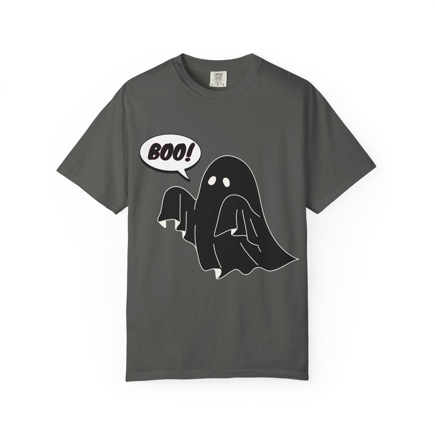 Boo! Cute Ghost T-Shirt — Halloween Spooky Graphic Tee