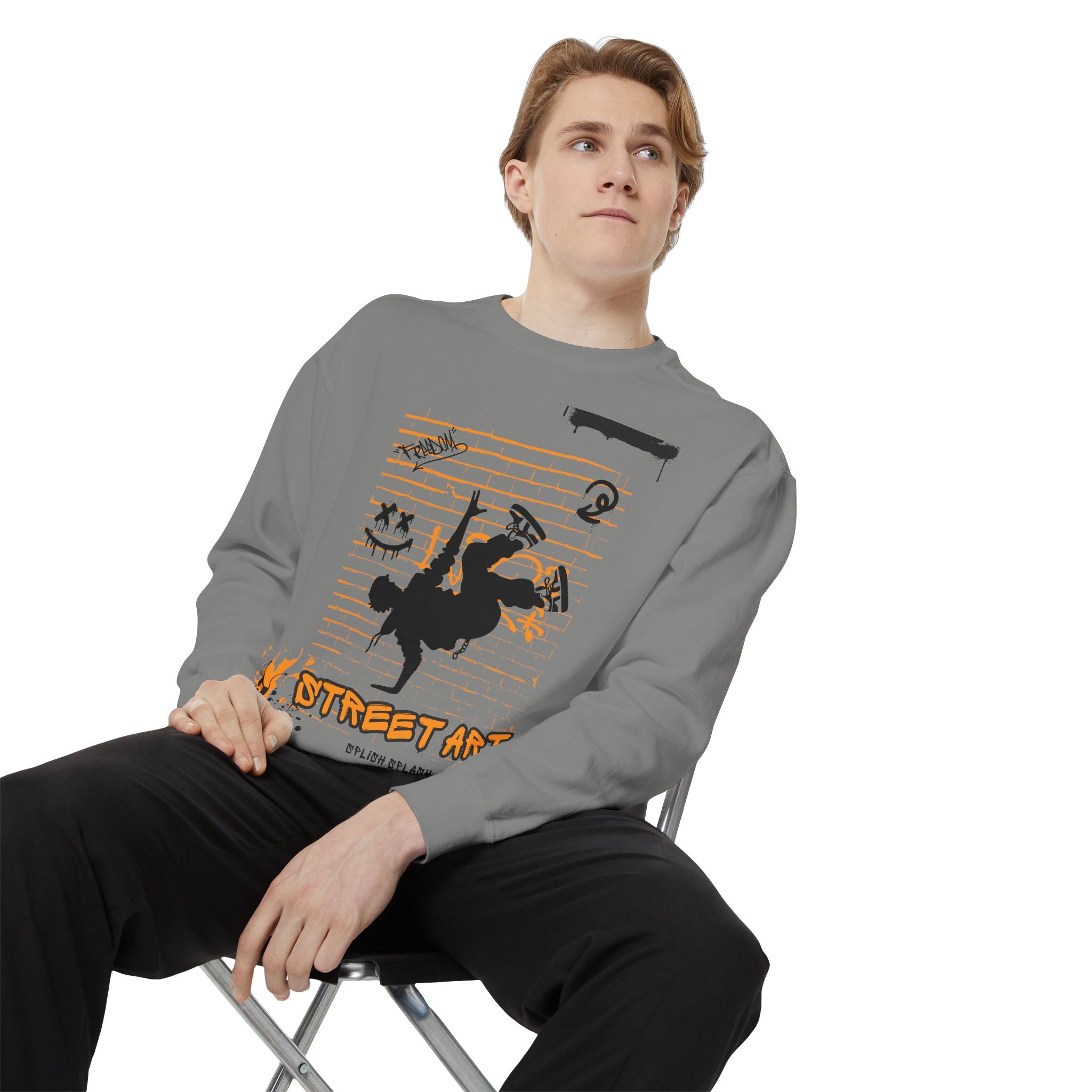 Street Art Sweatshirt — Urban Graffiti Skate Crewneck