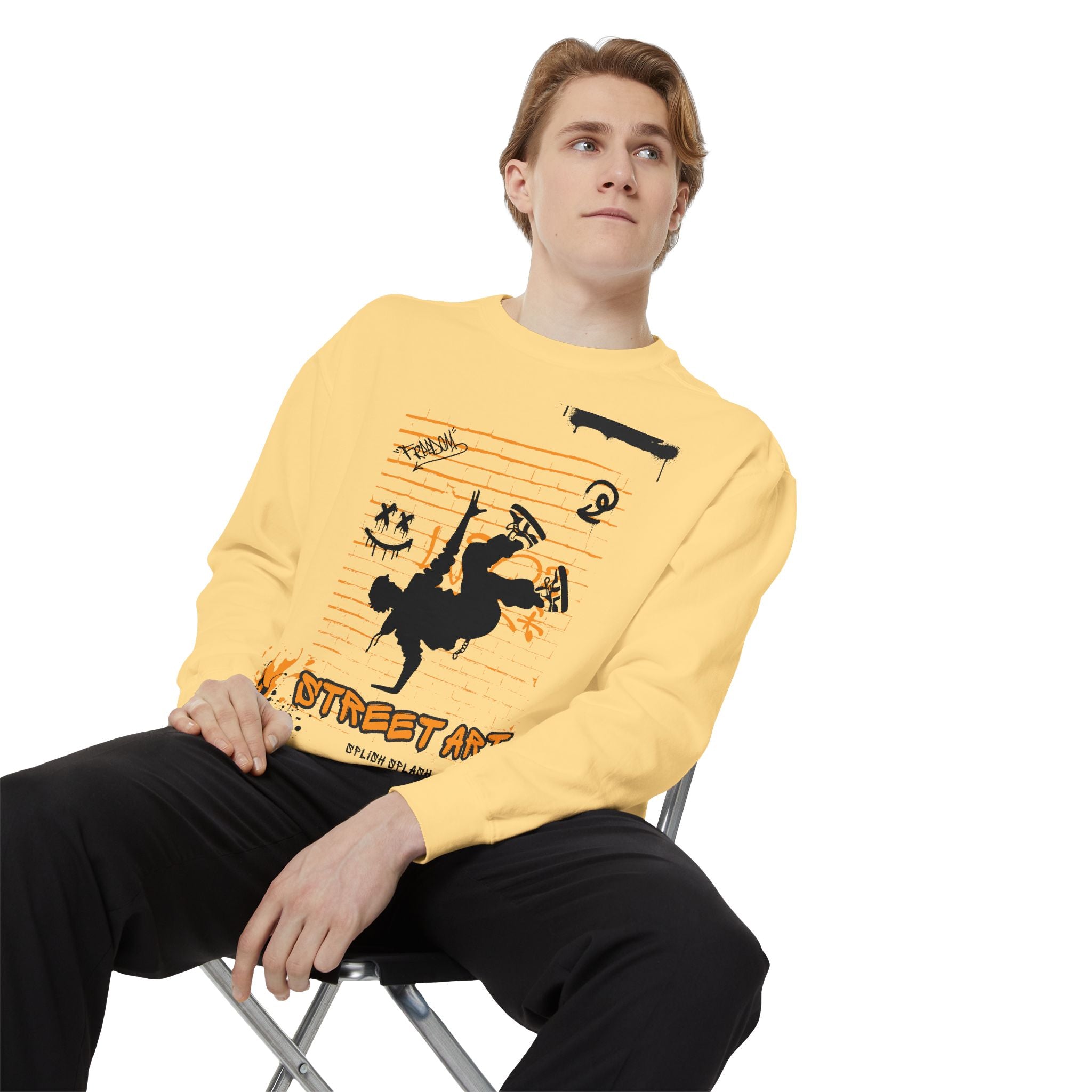 Street Art Sweatshirt — Urban Graffiti Skate Crewneck