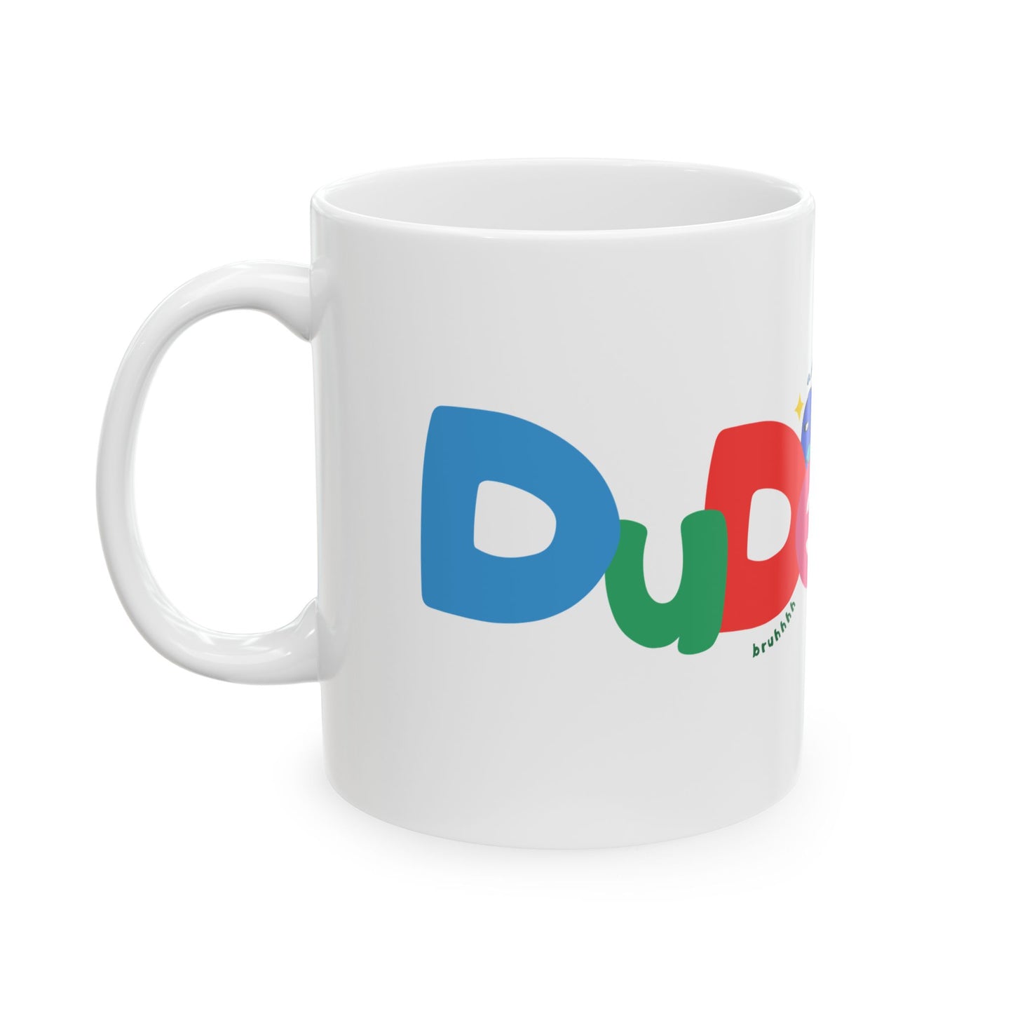 Dude Colorful Cartoon Ceramic Mug (11oz, 15oz)