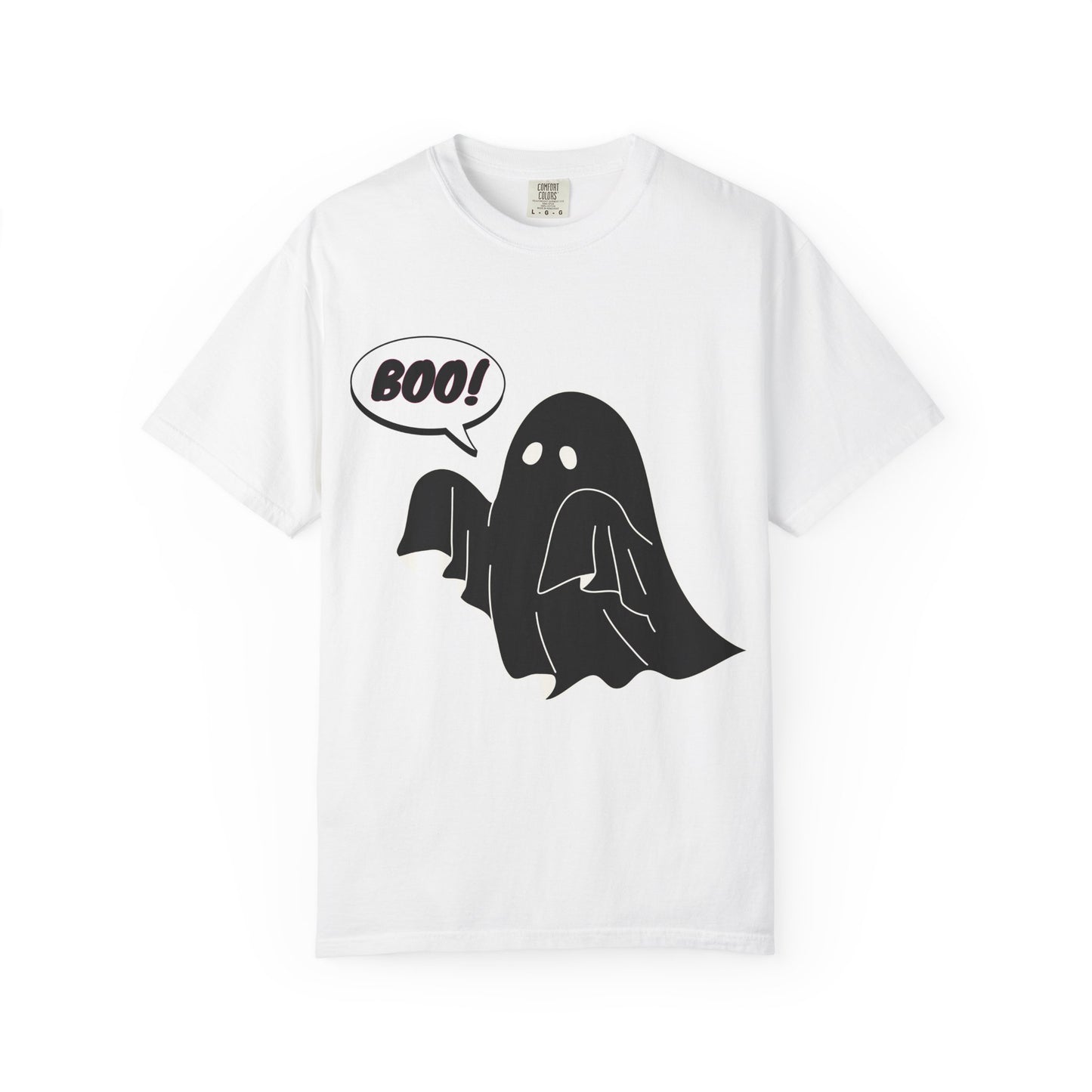 Boo! Cute Ghost T-Shirt — Halloween Spooky Graphic Tee
