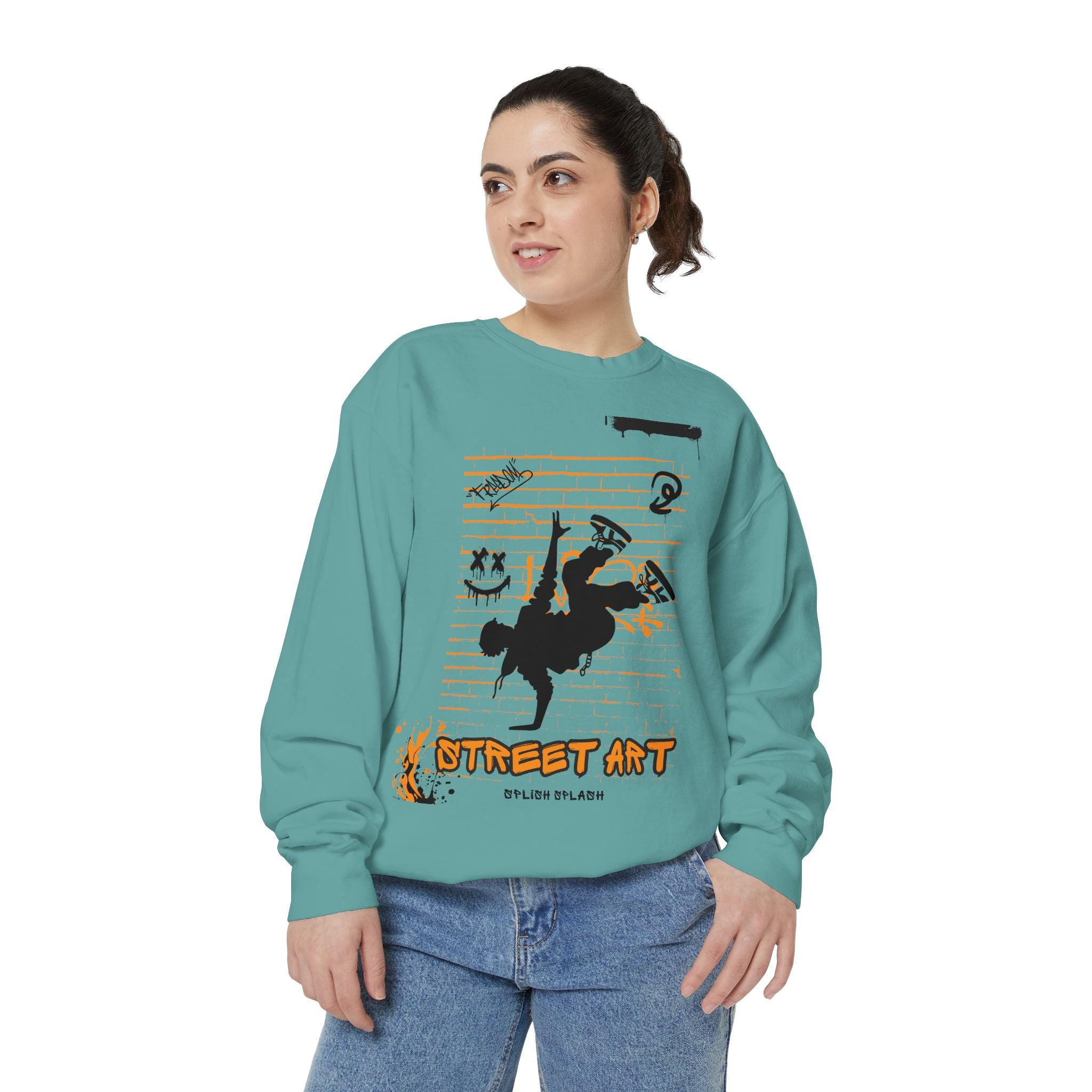 Street Art Sweatshirt — Urban Graffiti Skate Crewneck