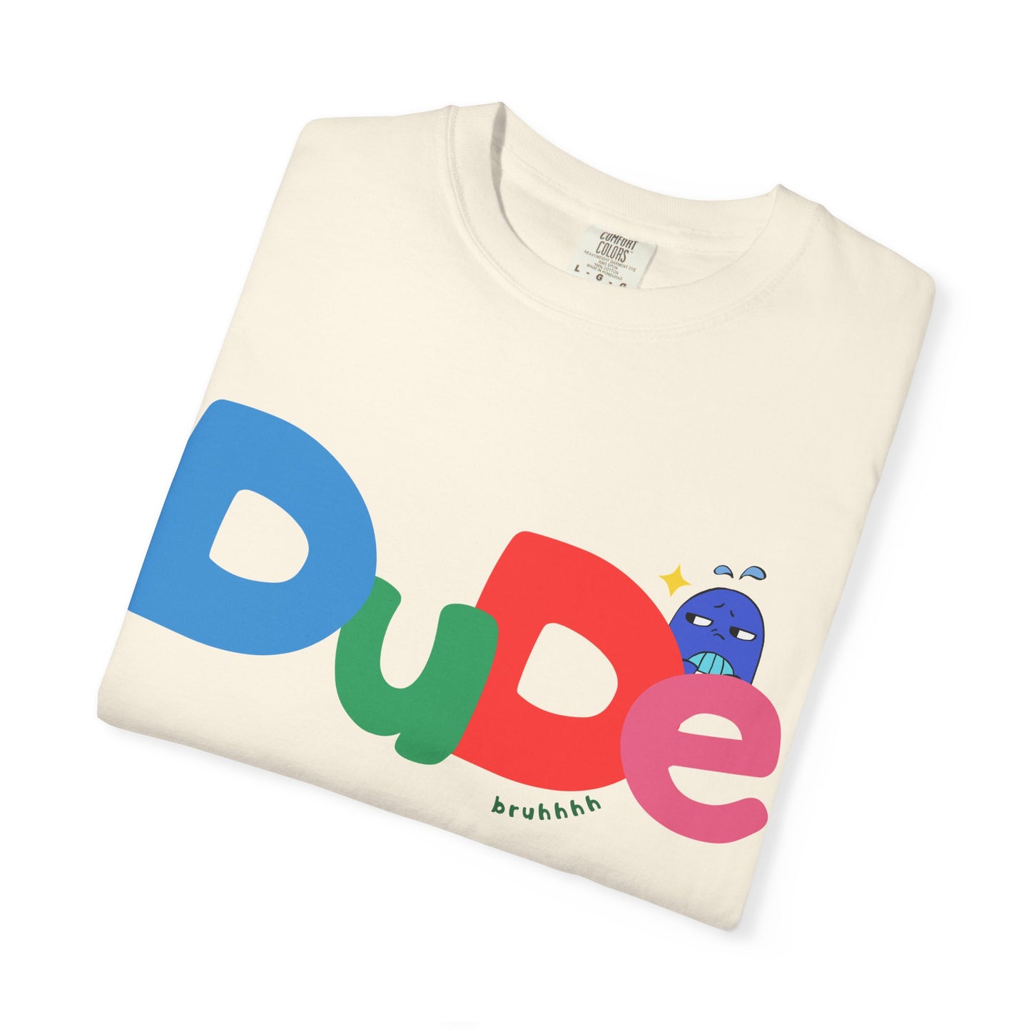 Dude Color-Block Graphic T-Shirt