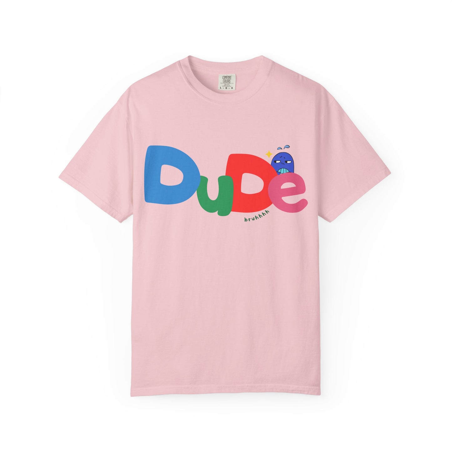 Dude Color-Block Graphic T-Shirt