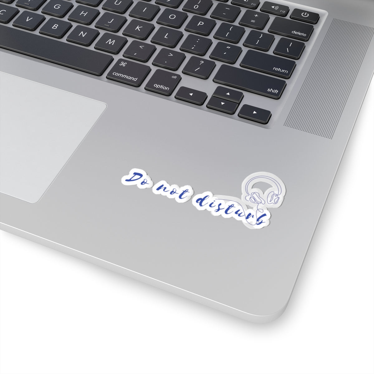 Do Not Disturb Headphones Sticker — 'Do not disturb' Laptop Kiss-Cut Decal