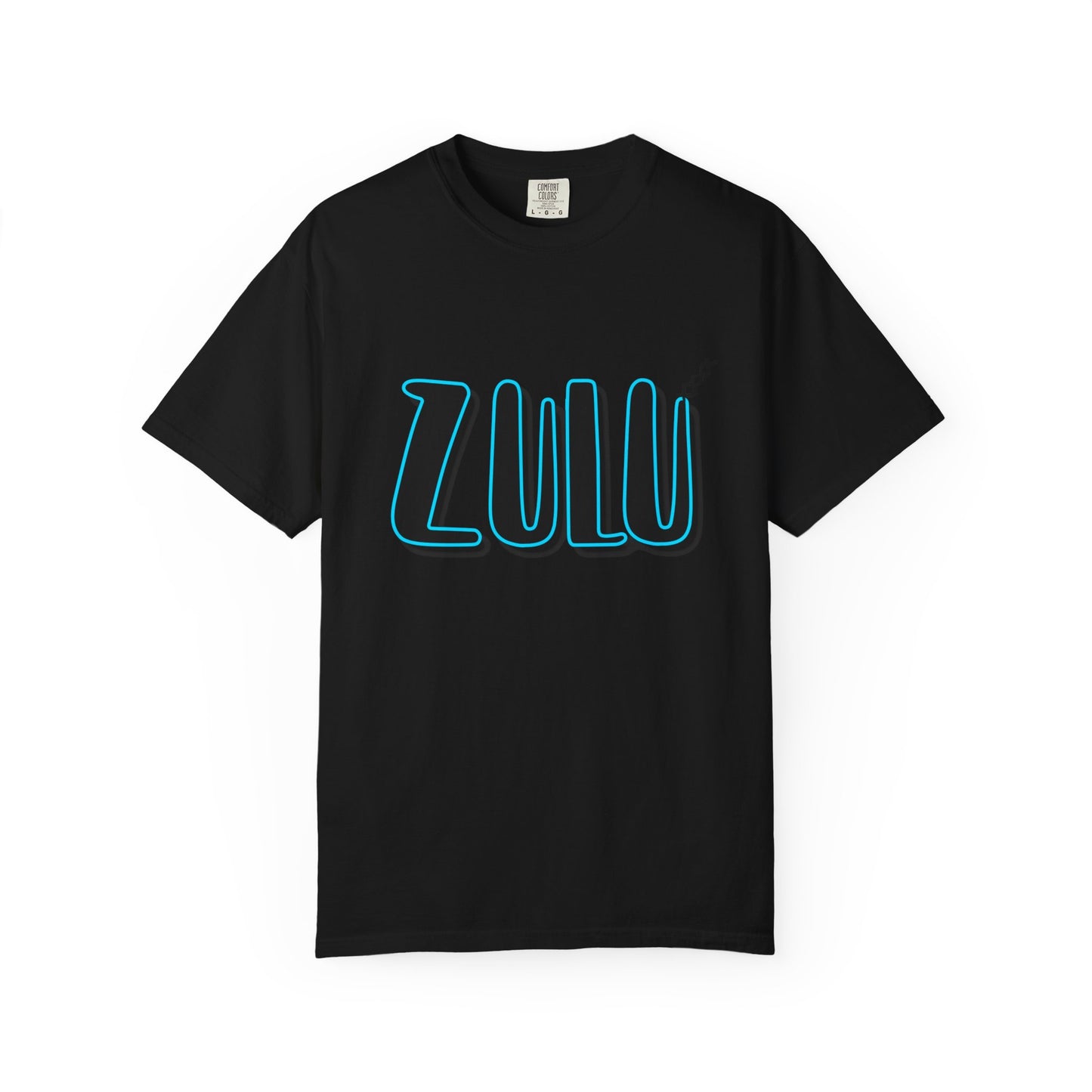 Zulu Graphic T-Shirt — Bold 3D Lettering Tee